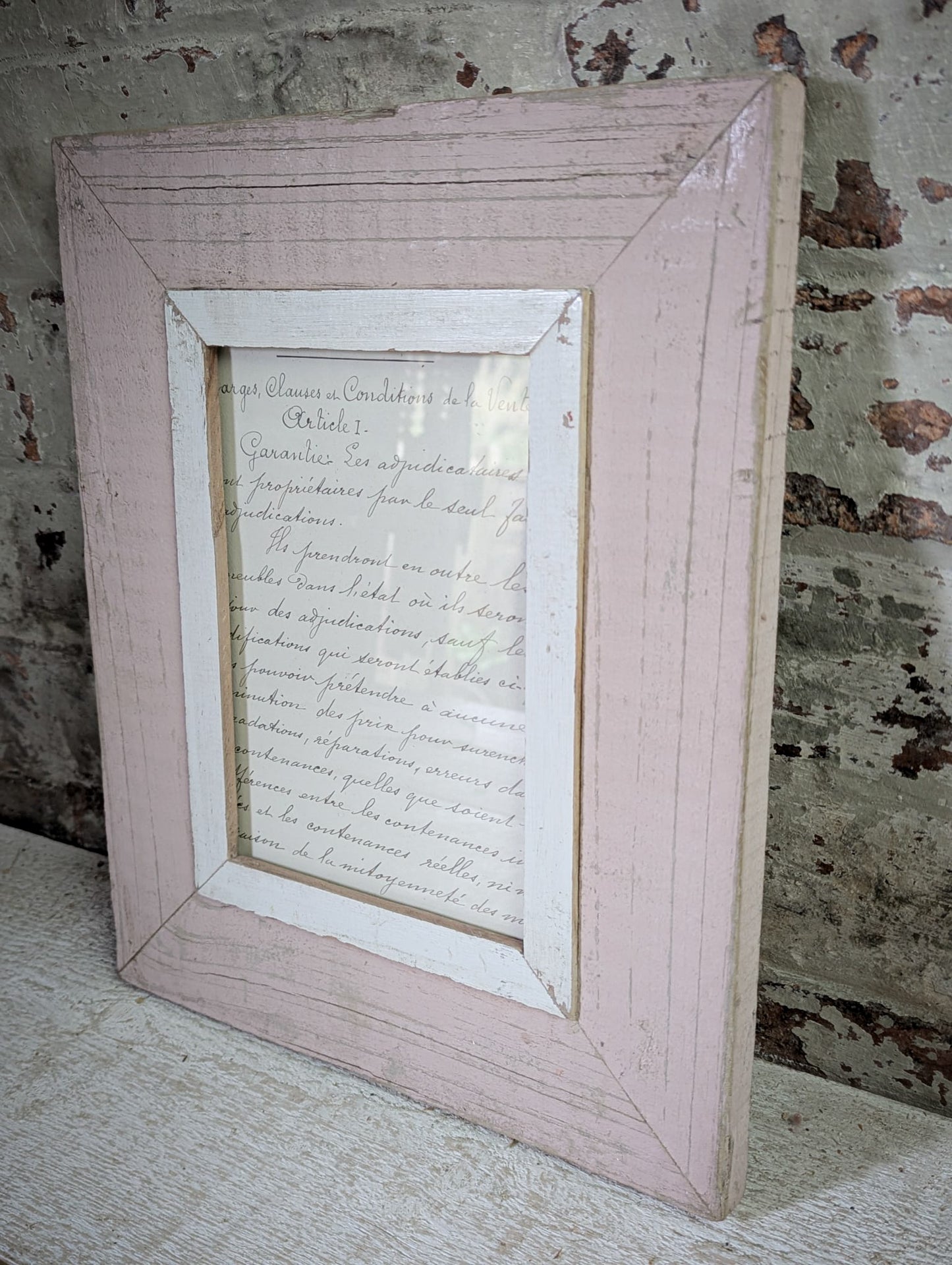 Recycled Wooden Frame by Luna Design A5 Rectangle C