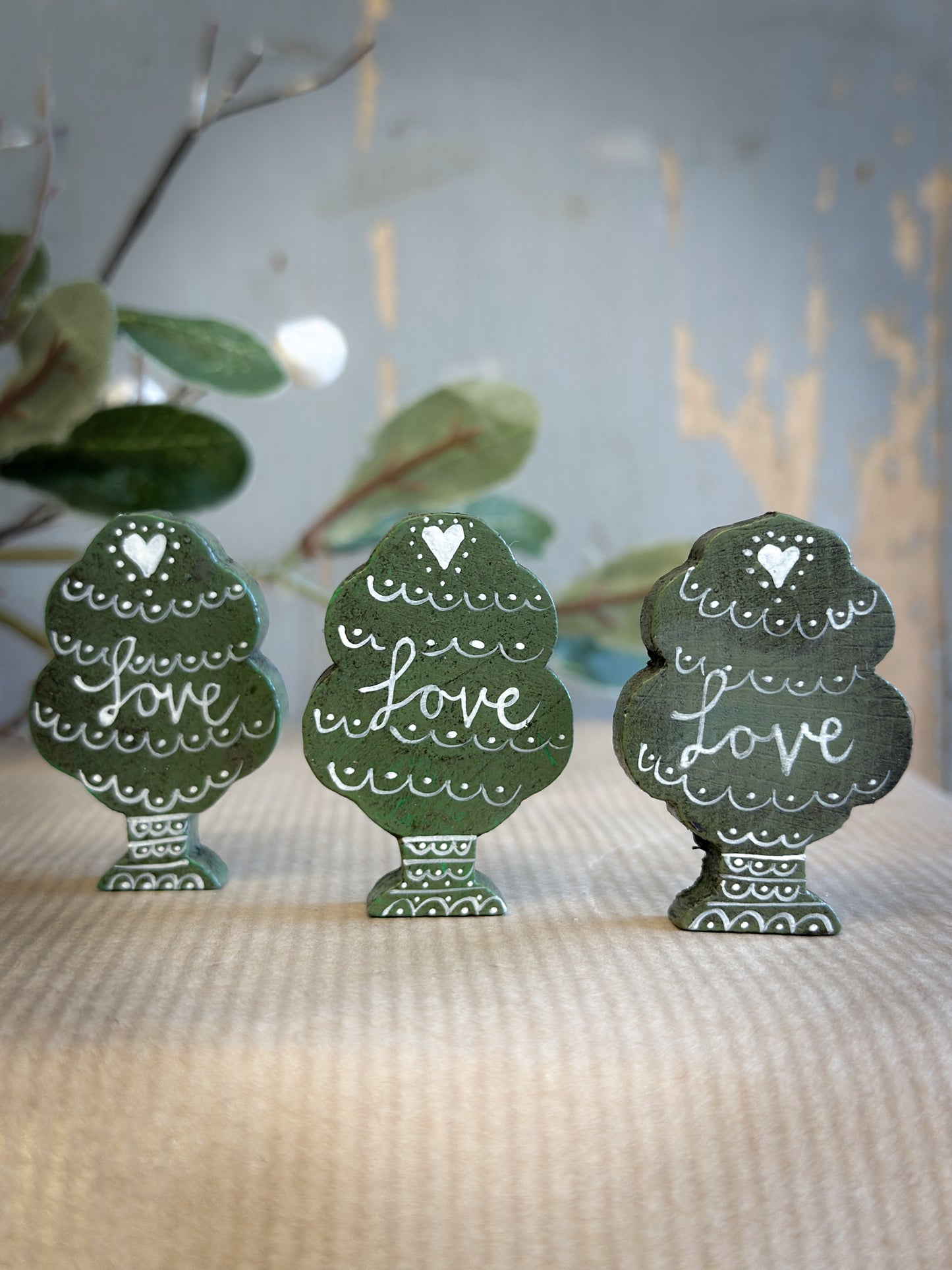 A Vintage German Reworked Erzgebirge Tree For A Christmas Putz Village