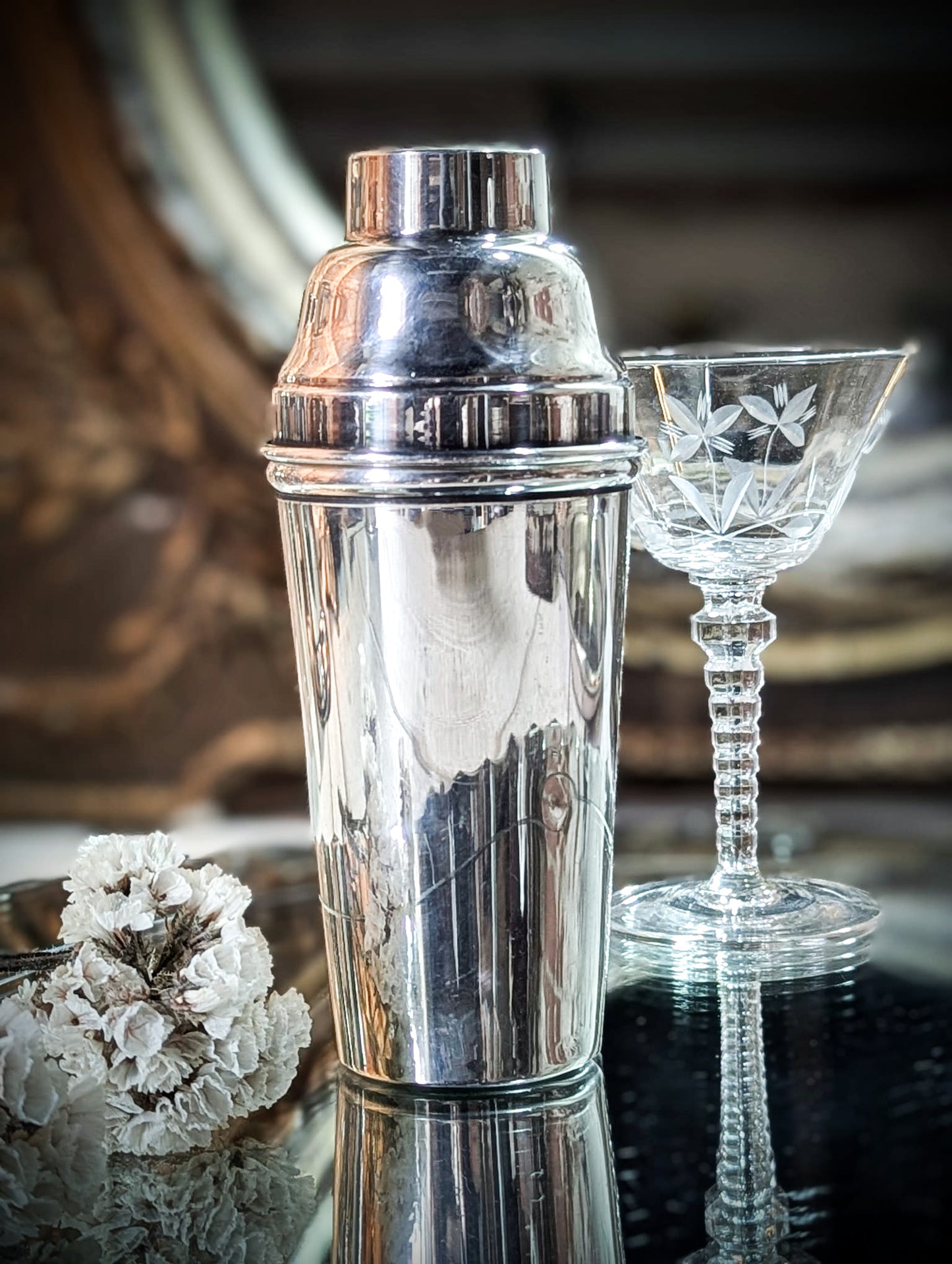 A wonderful 1920’s Silver Plated mini Cocktail Shaker