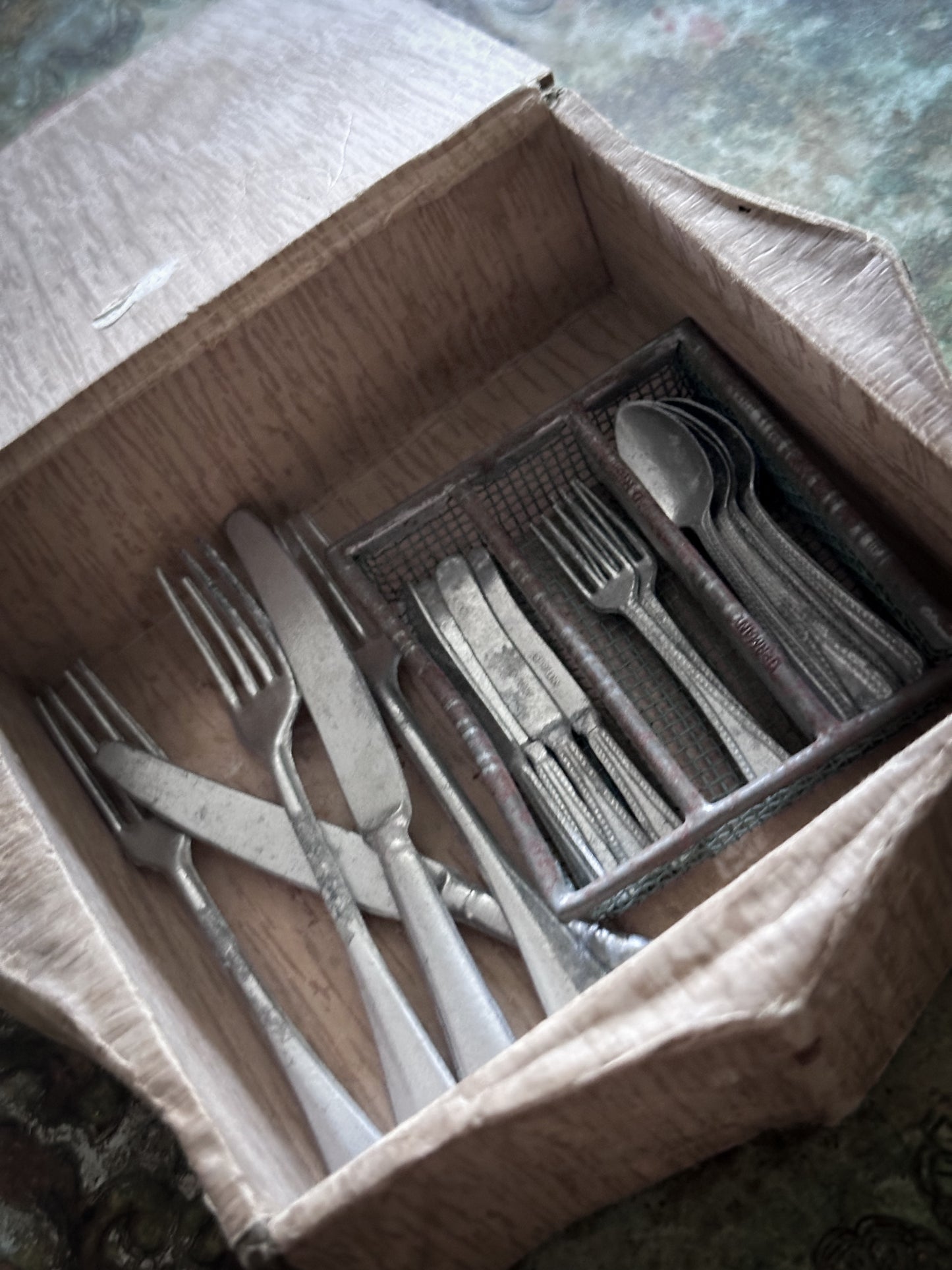 Antique German Dolls House Cutlery Set c.1900