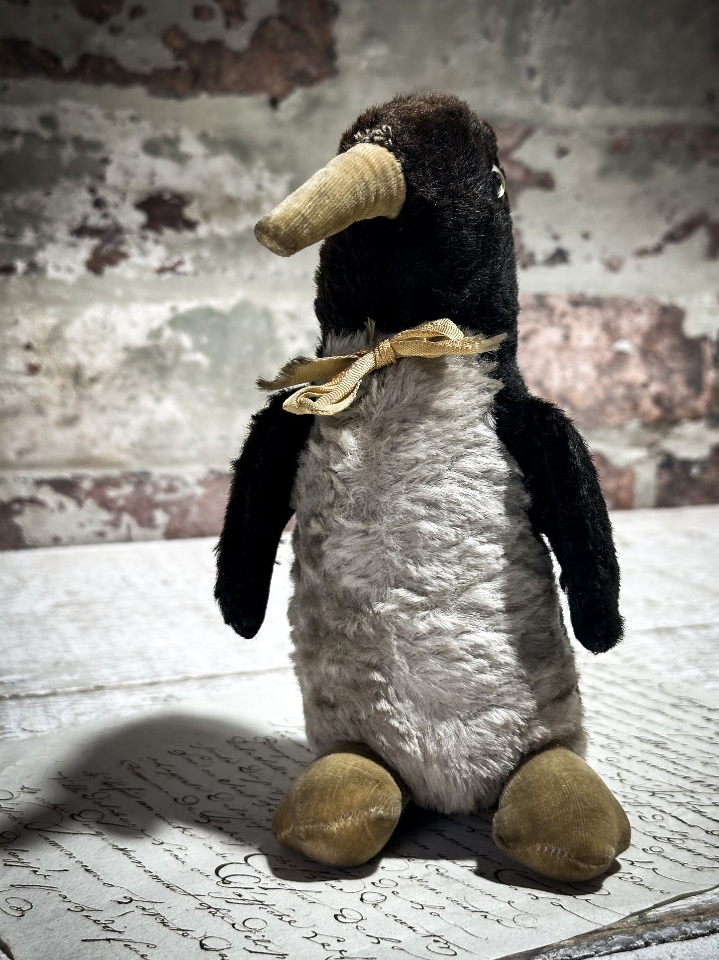 Antique Mohair Toy Penguin