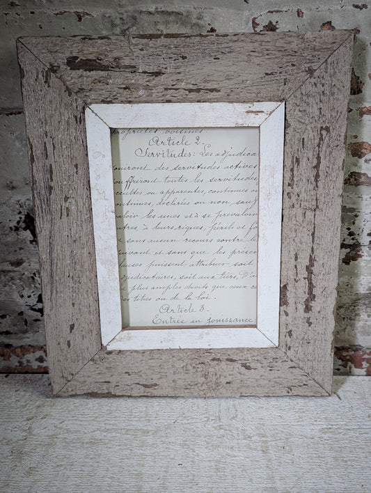 Recycled Wooden Frame by Luna Design A5 Rectangle R