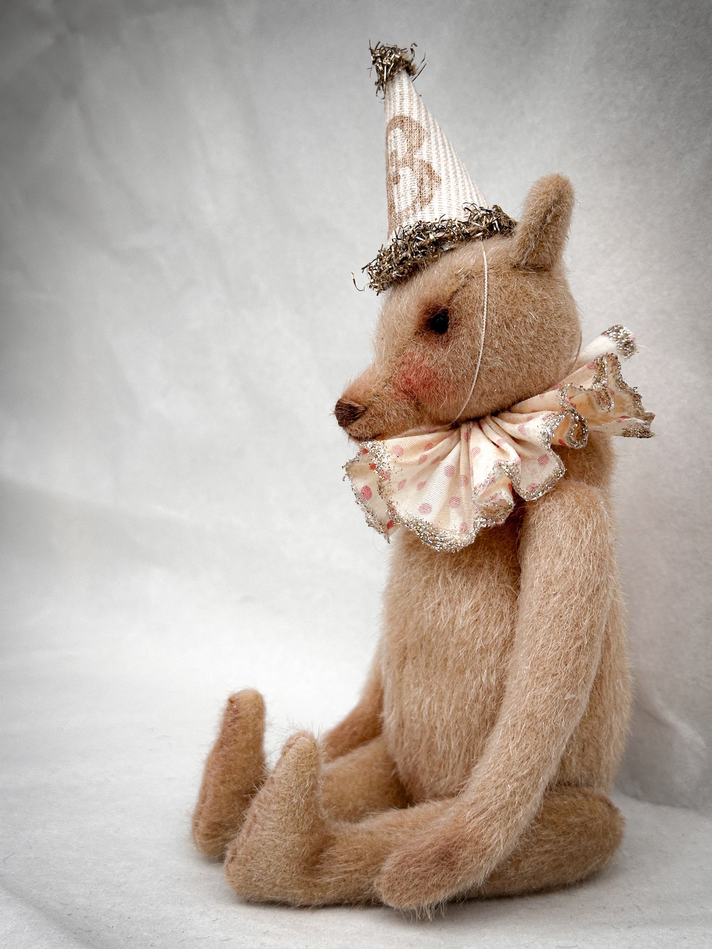 Handmade One of a Kind Mohair Art Teddy Bear by Goody Two Shoes