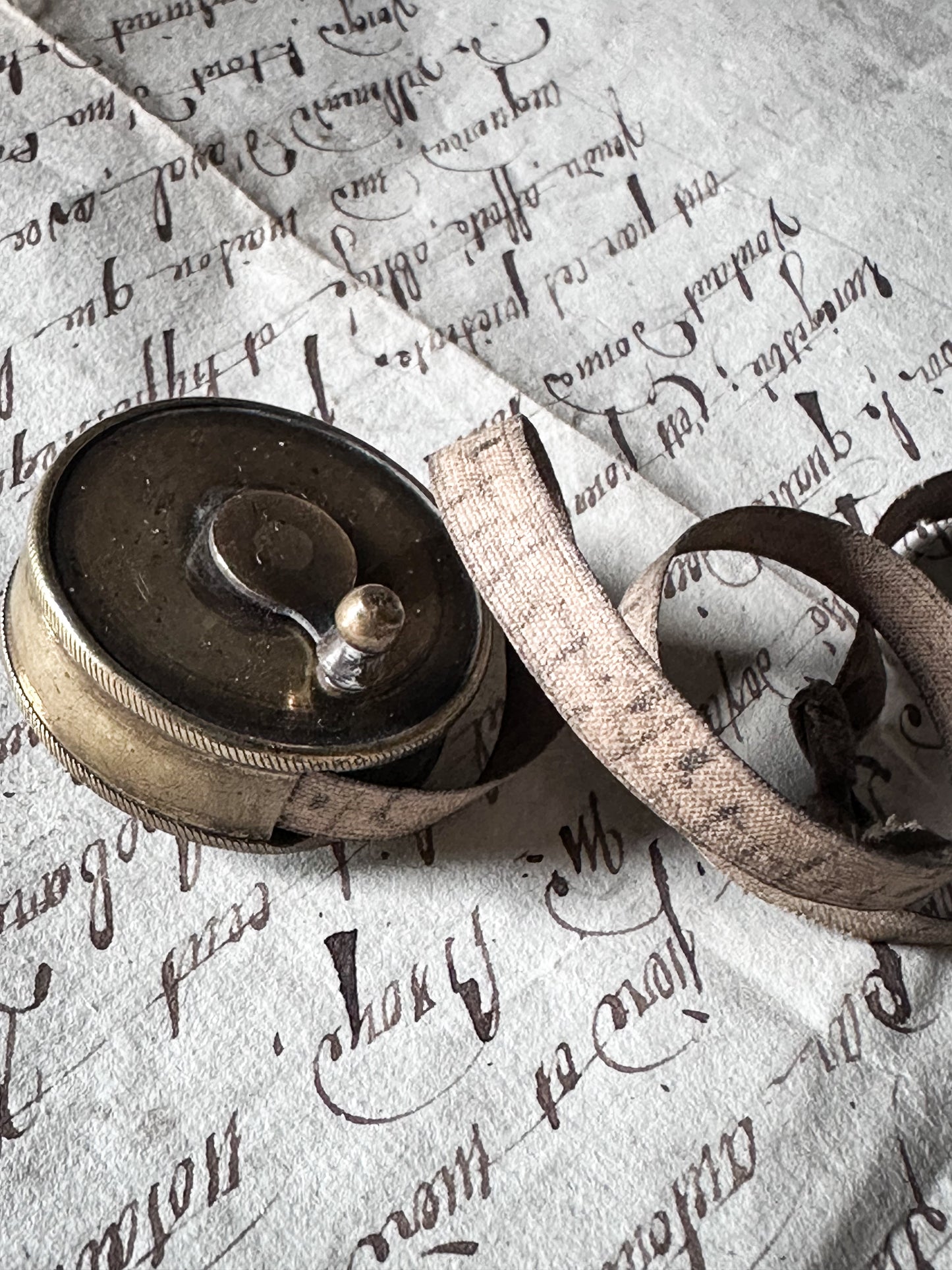 Antique Brass Pocket Tape Measure | Victorian 6ft Tailor’s Measuring Tape | Fully Working