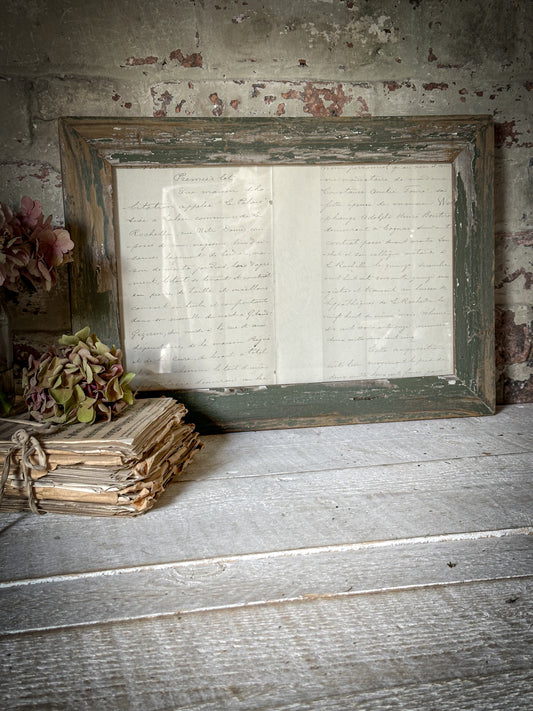 Recycled Wooden Frame by Luna Design Large Rectangle Simple