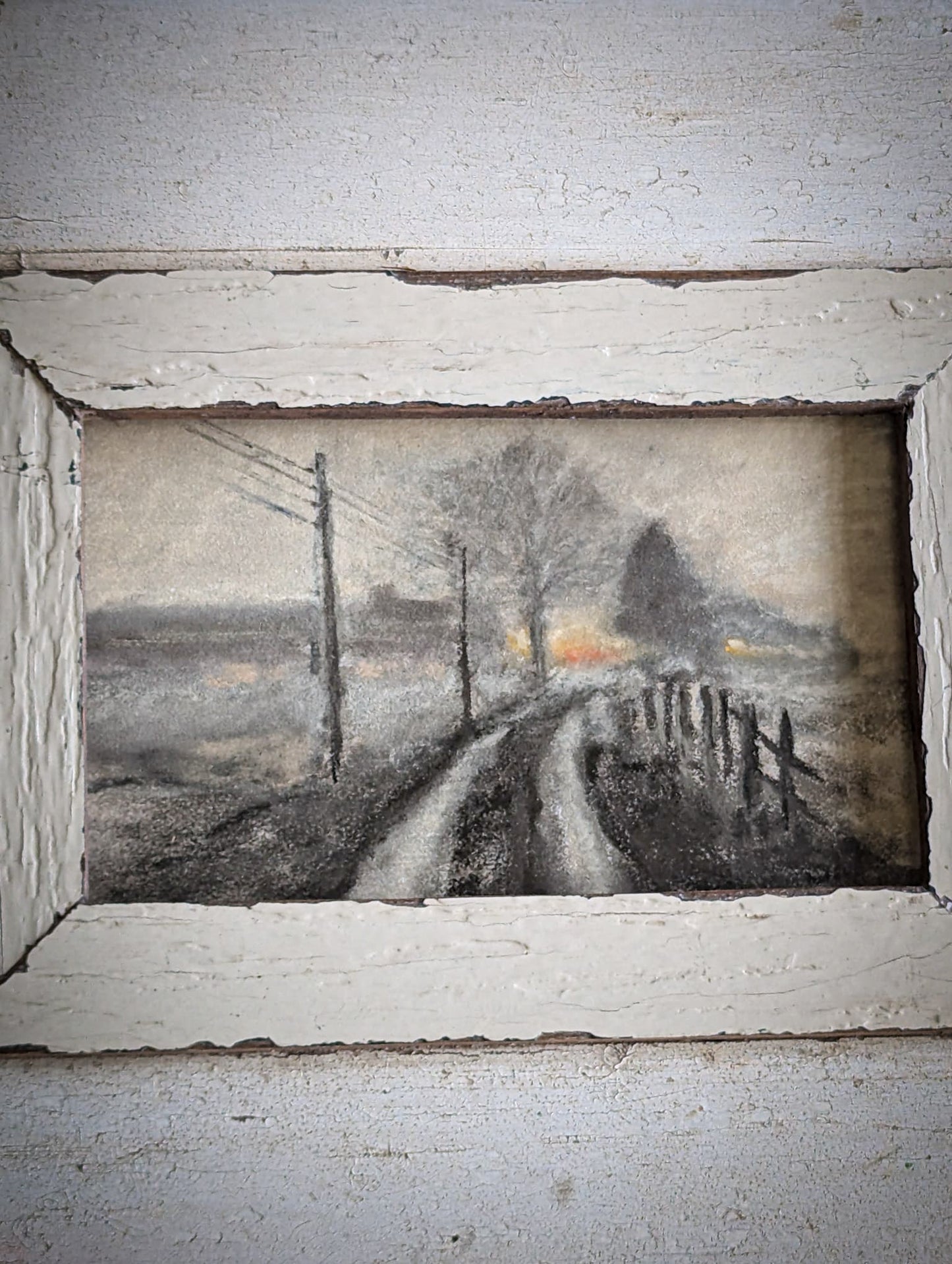 The Road Home – Original Soft Pastel Landscape by Steven Nicholas