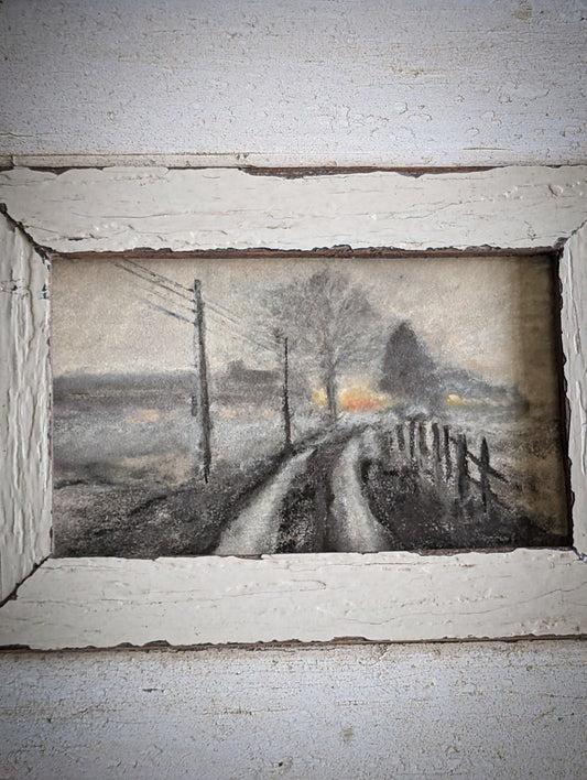 The Road Home – Original Soft Pastel Landscape by Steven Nicholas