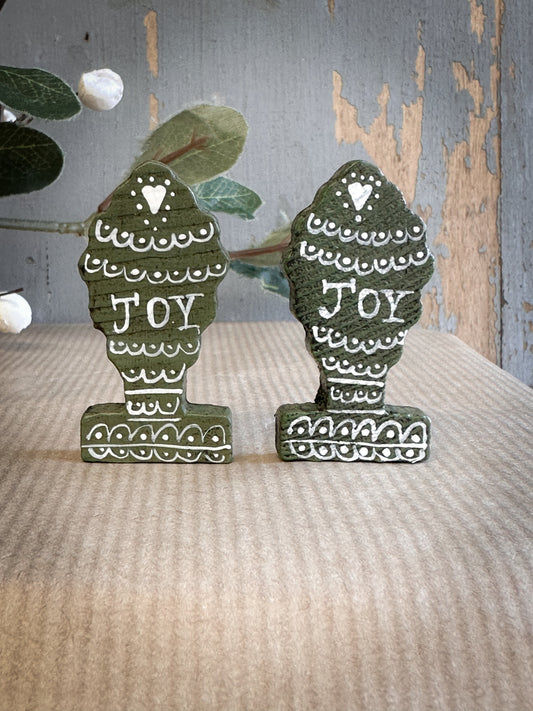 A Vintage German Reworked Erzgebirge Tree For A Christmas Putz Village