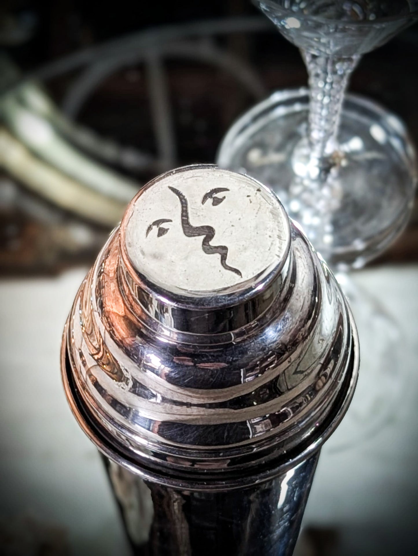 A wonderful 1920’s Silver Plated mini Cocktail Shaker