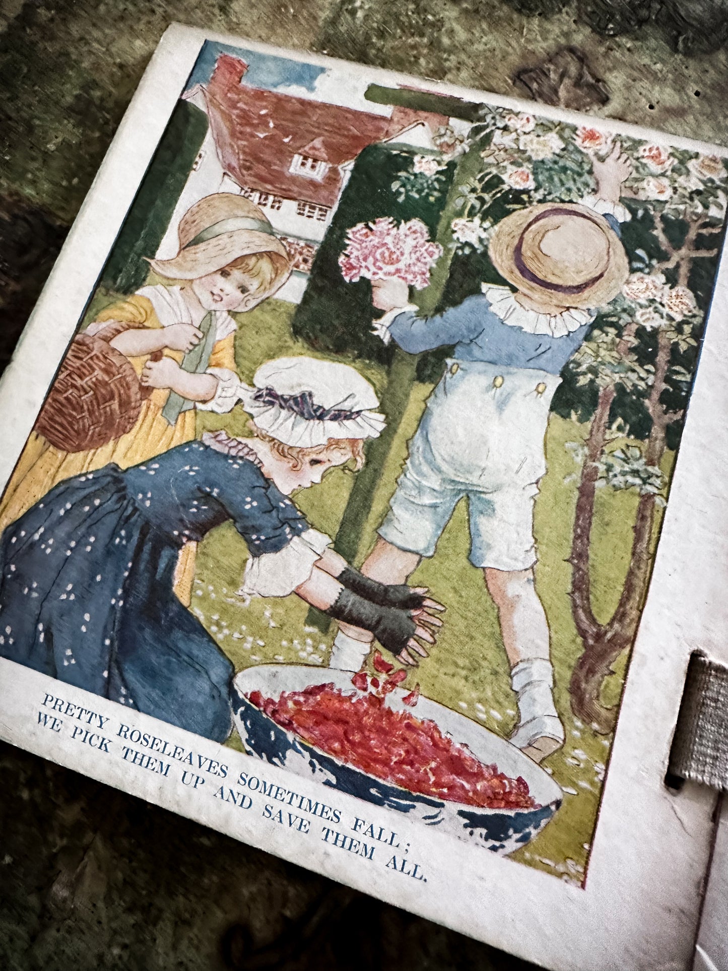 Antique Bo-Peep’s Unbreakable Play Book by Mrs Strang c.1920