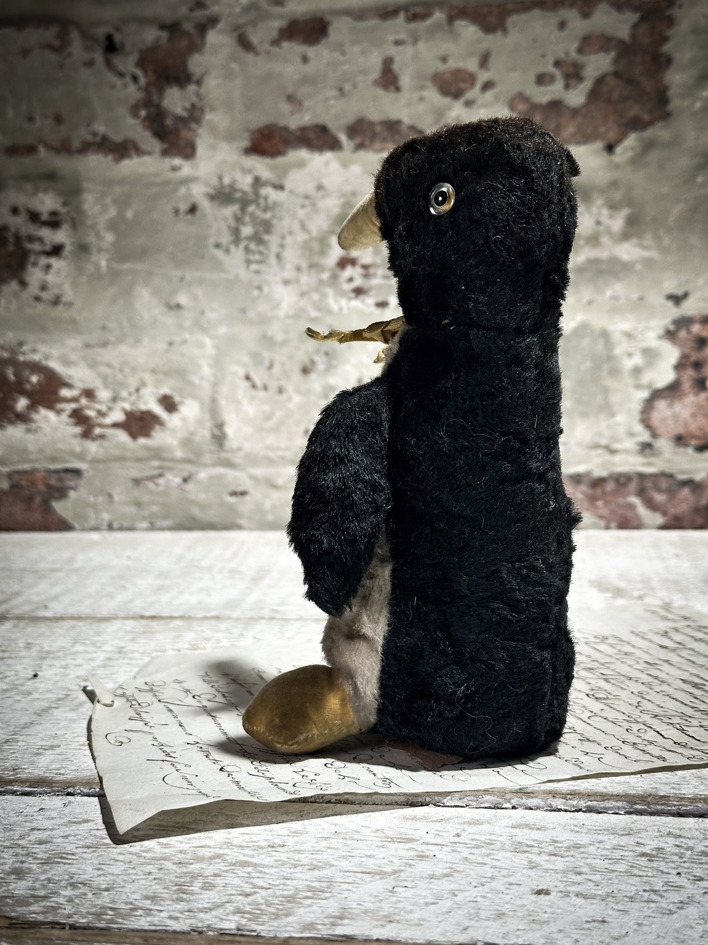 Antique Mohair Toy Penguin