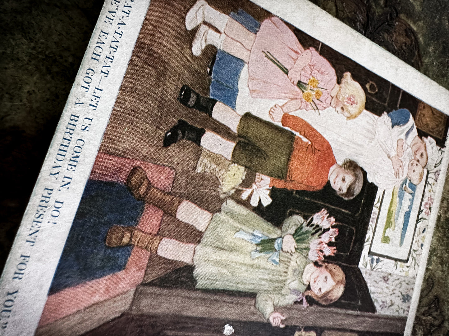 Antique Bo-Peep’s Unbreakable Play Book by Mrs Strang c.1920