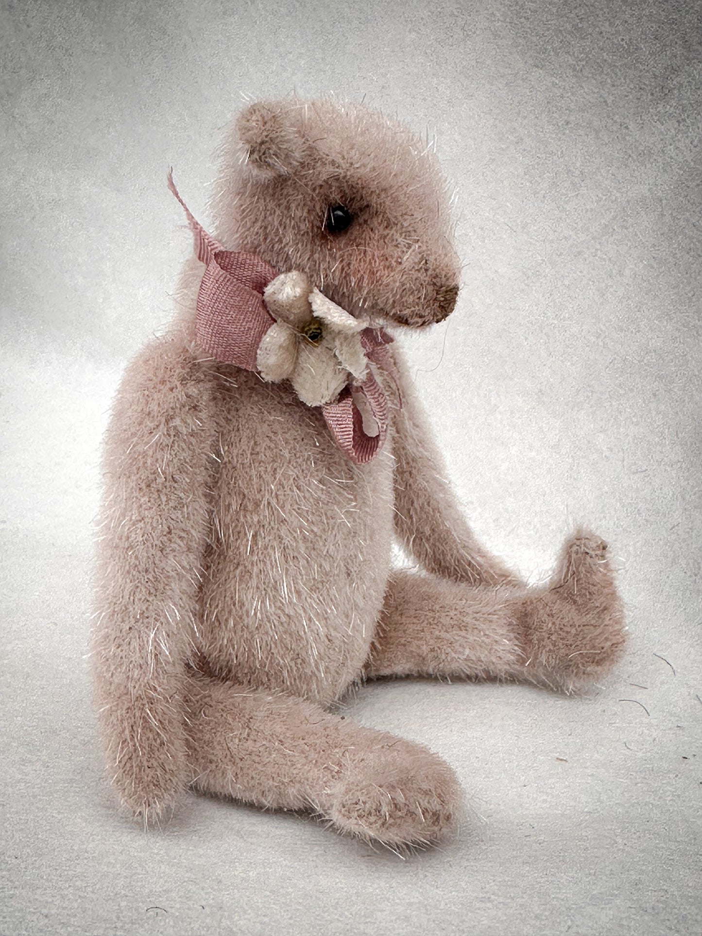 Handmade One of a Kind Mohair Art Teddy Bear by Goody Two Shoes