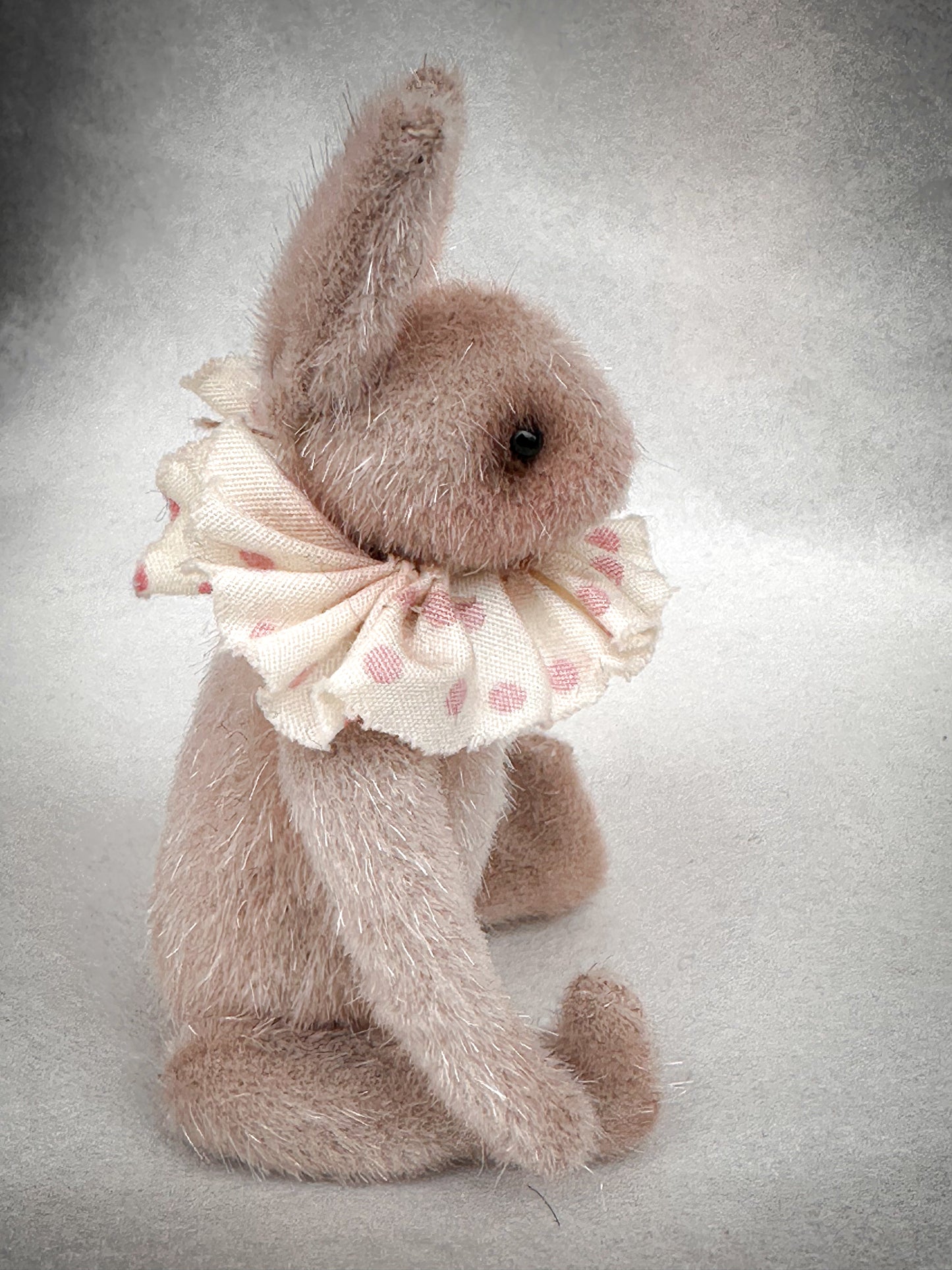 Handmade One of a Kind Mohair Art Teddy Bunny by Goody Two Shoes
