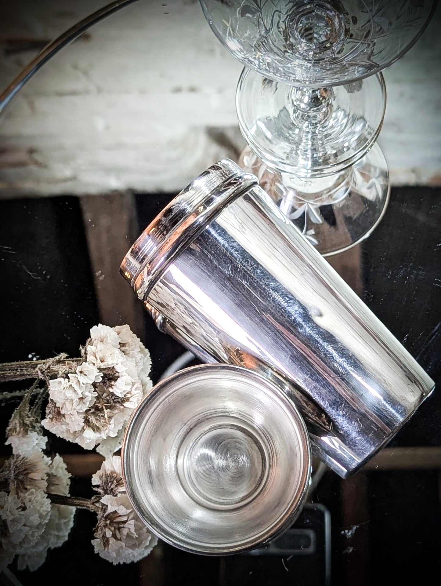 A wonderful 1920’s Silver Plated mini Cocktail Shaker