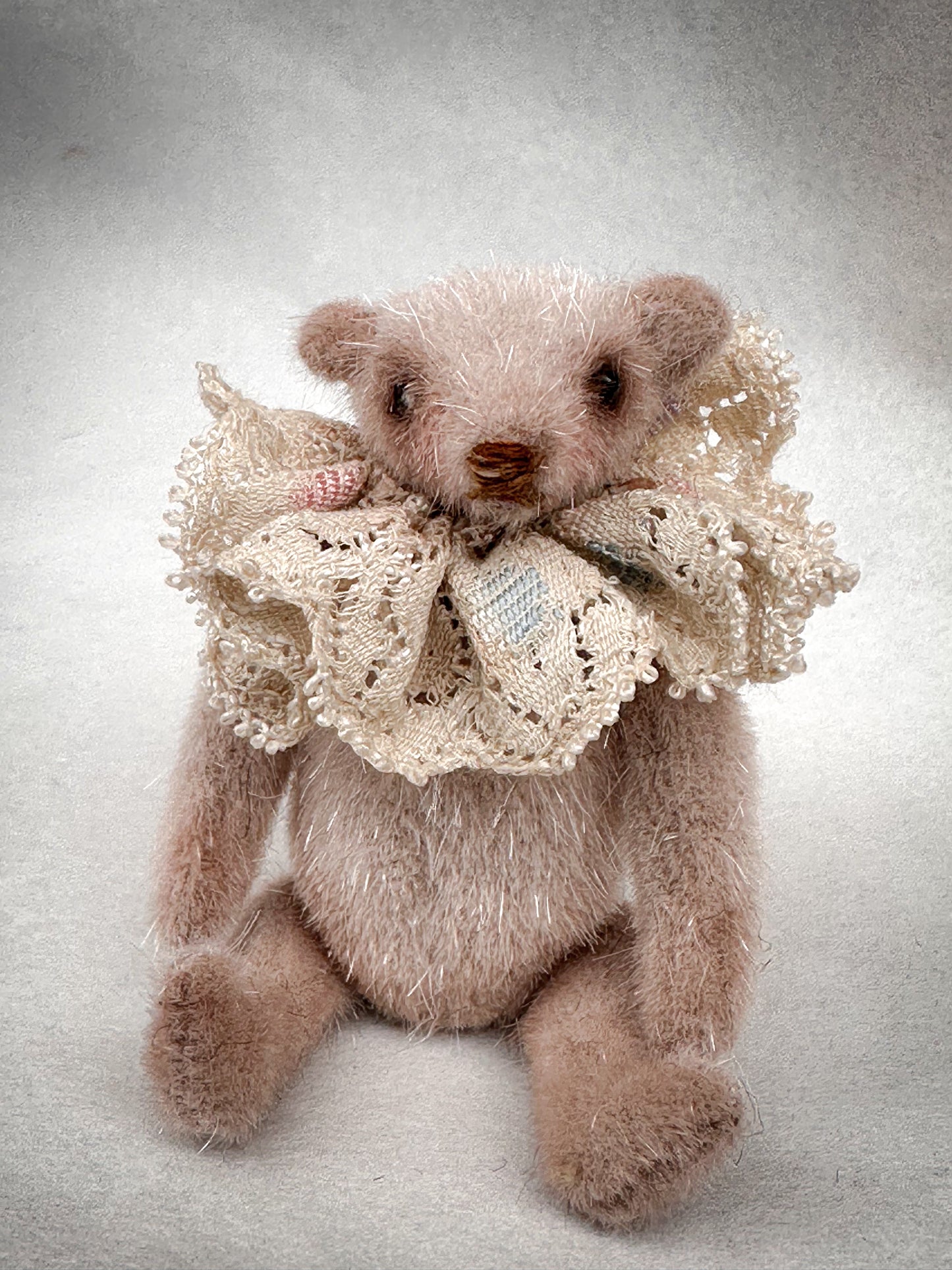 Handmade One of a Kind Mohair Art Teddy Bear by Goody Two Shoes