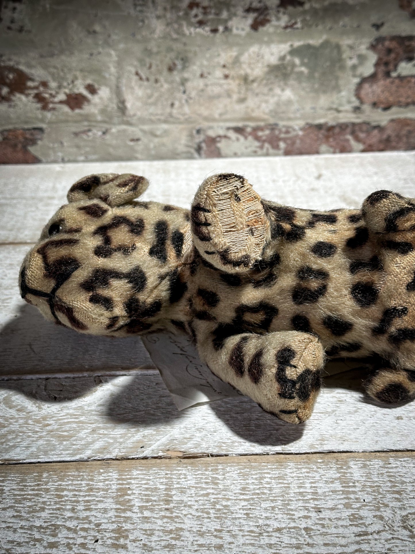 Antique Mohair Toy Leopard