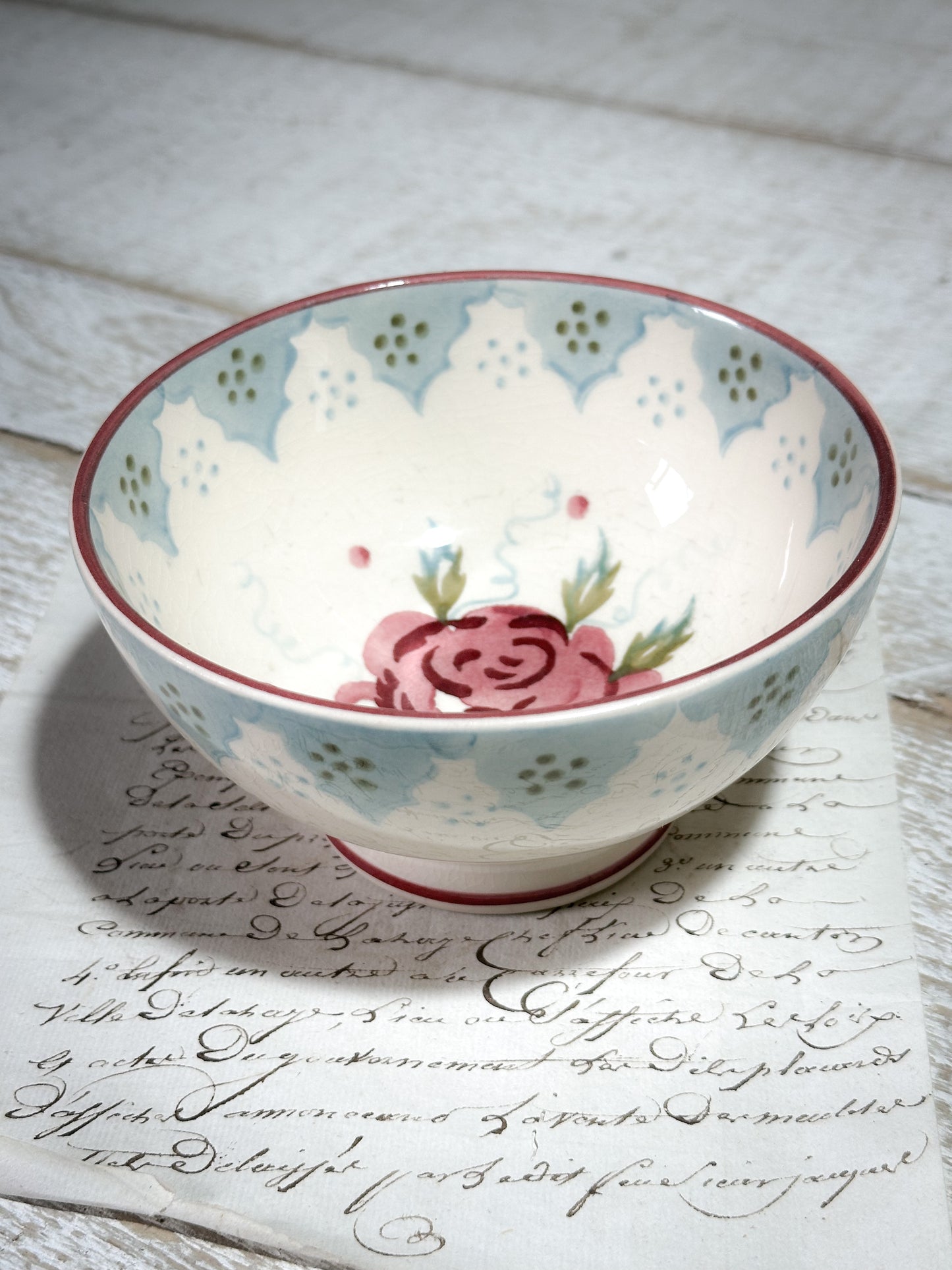 Emma Bridgewater Rose and Bee bowl