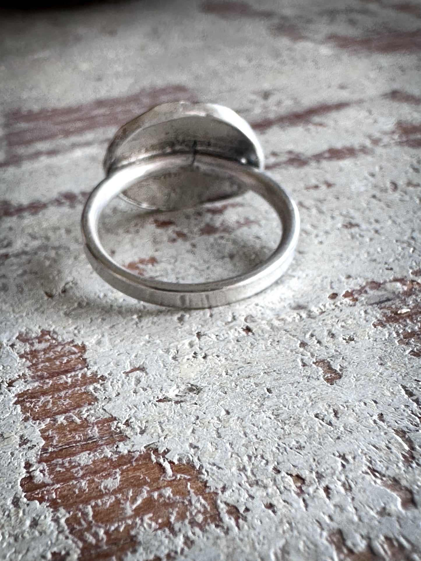 Moonlit Rabbit Ring – Handcrafted .999 Fine Silver