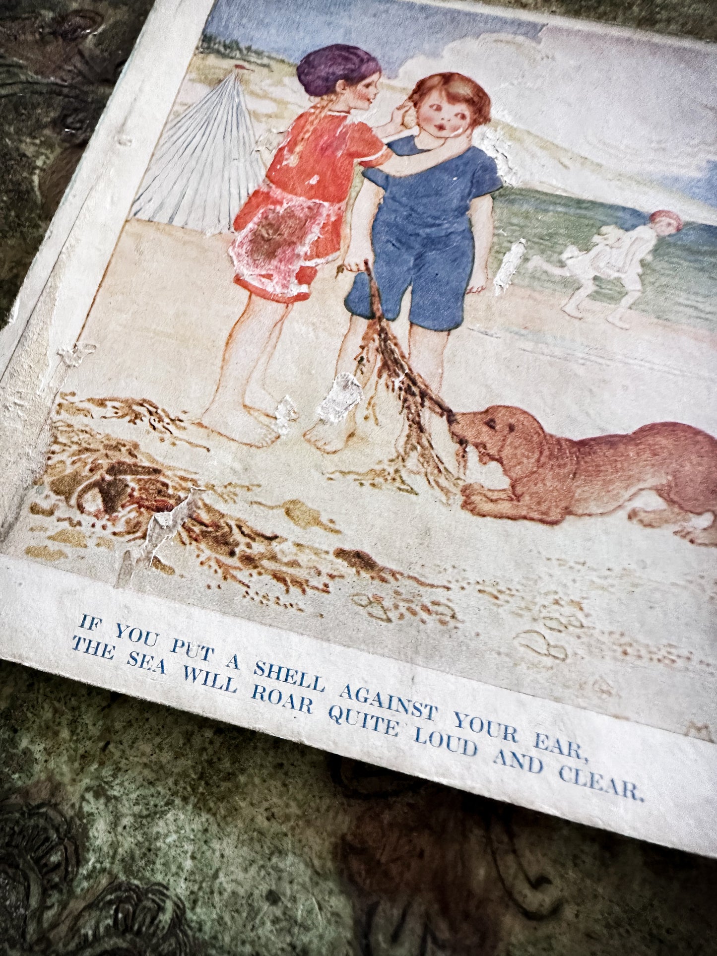 Antique Bo-Peep’s Unbreakable Play Book by Mrs Strang c.1920