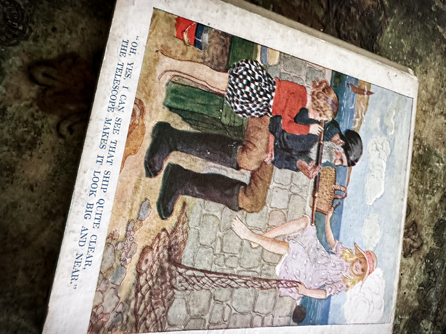 Antique Bo-Peep’s Unbreakable Play Book by Mrs Strang c.1920