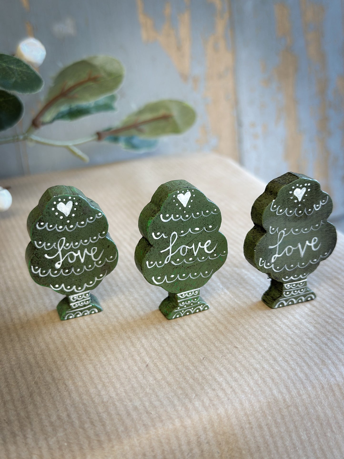 A Vintage German Reworked Erzgebirge Tree For A Christmas Putz Village