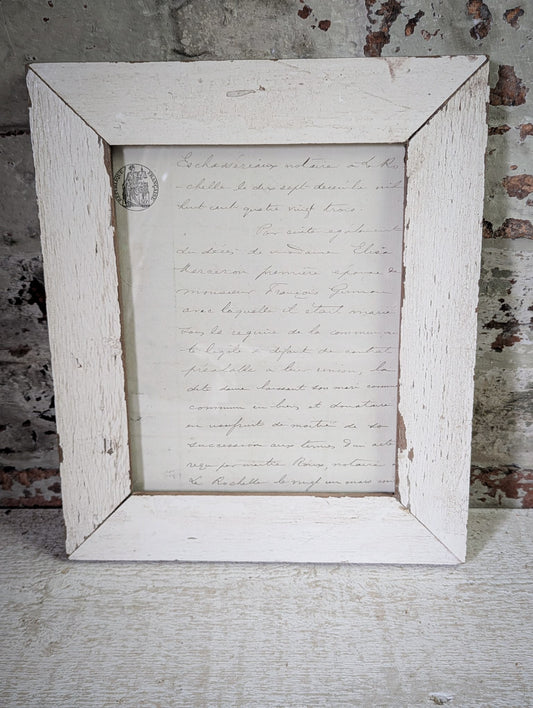 Recycled Wooden Frame by Luna Design A5 Rectangle H