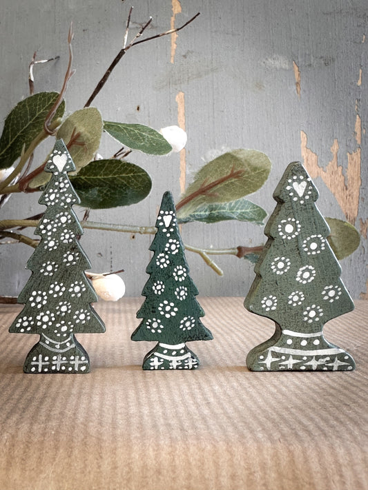 A Vintage German Reworked Erzgebirge Tree For A Christmas Putz Village