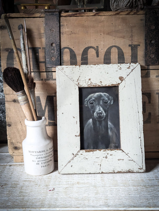 An original artwork by Steven Nicholas “Italian Greyhound”