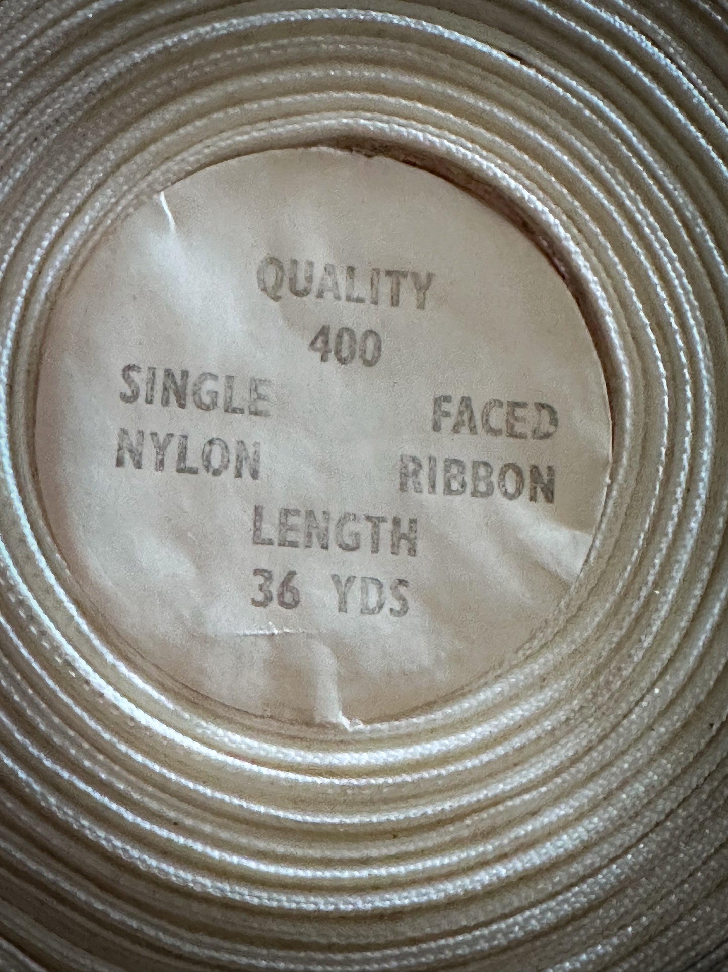 Vintage Haberdashery Satin Ribbon Three Deadstock Rolls