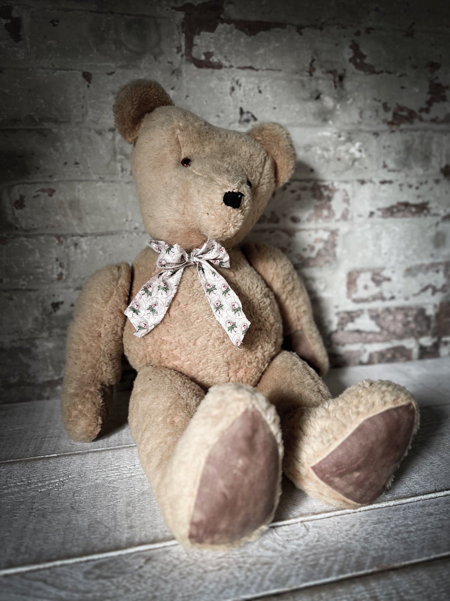 A lovely old large vintage teddy bear