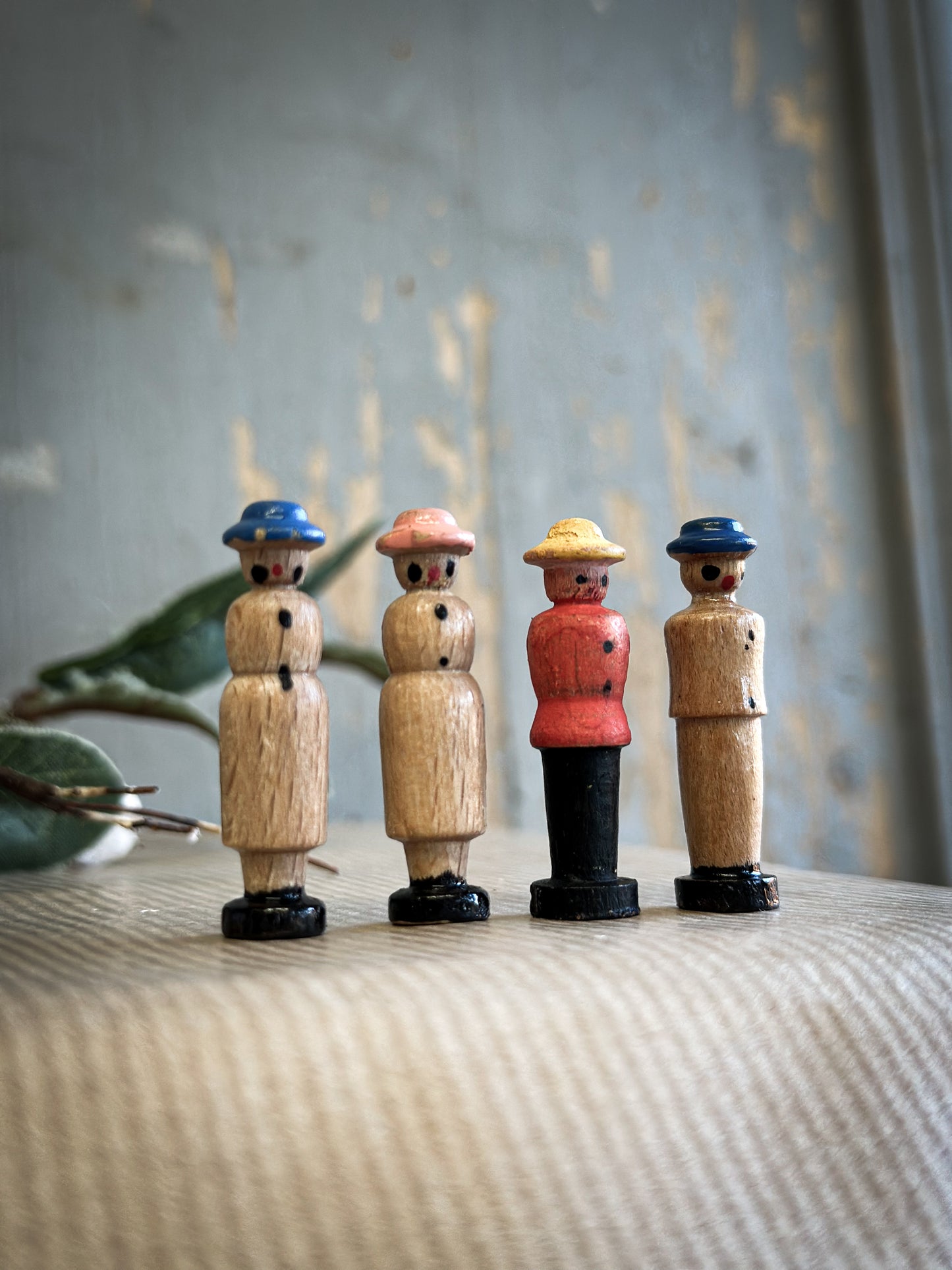 A Vintage German Erzgebirge Lady & Gentleman For A Christmas Putz Village