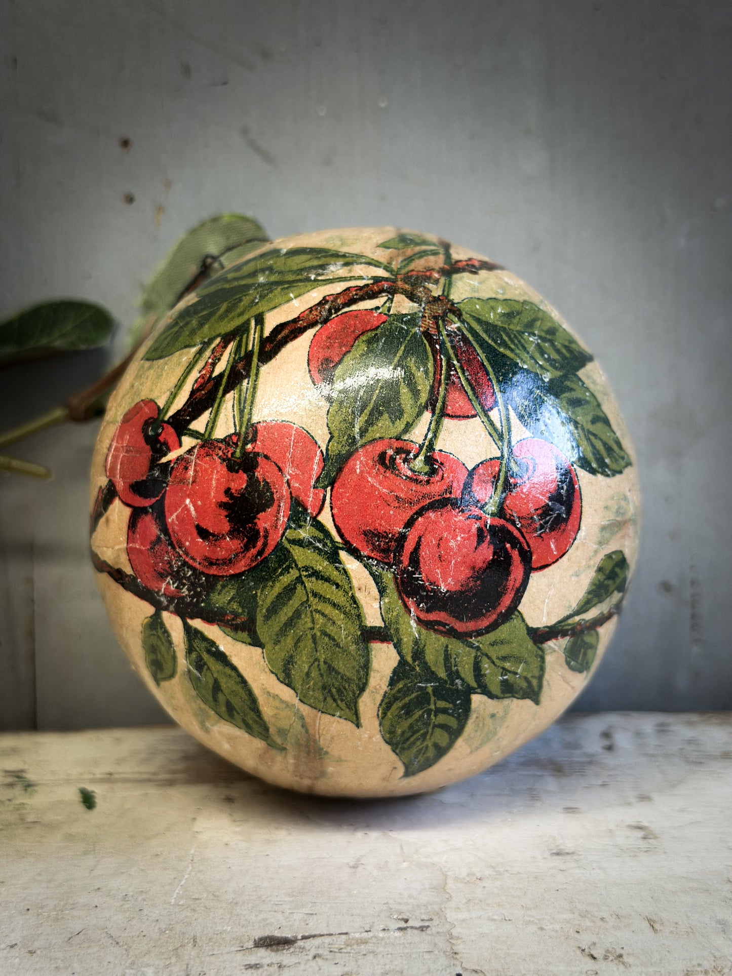 Victorian Papier-Mâché Alphabet Rattle Ball (c.1890–1910)
With Noted Oral History of Bletchley Museum Association