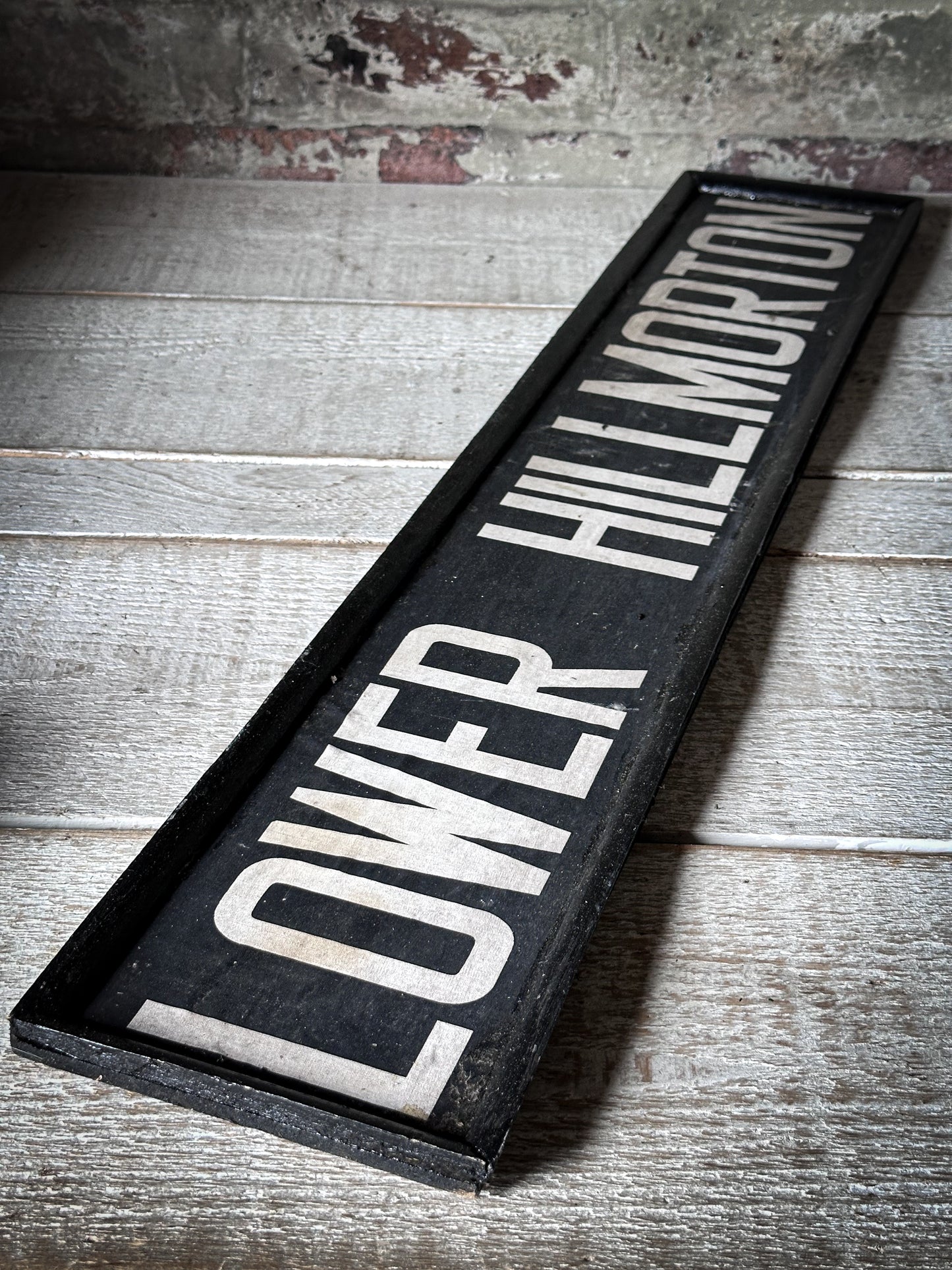Original Mounted Bus Blind – LOWER HILLMORTON