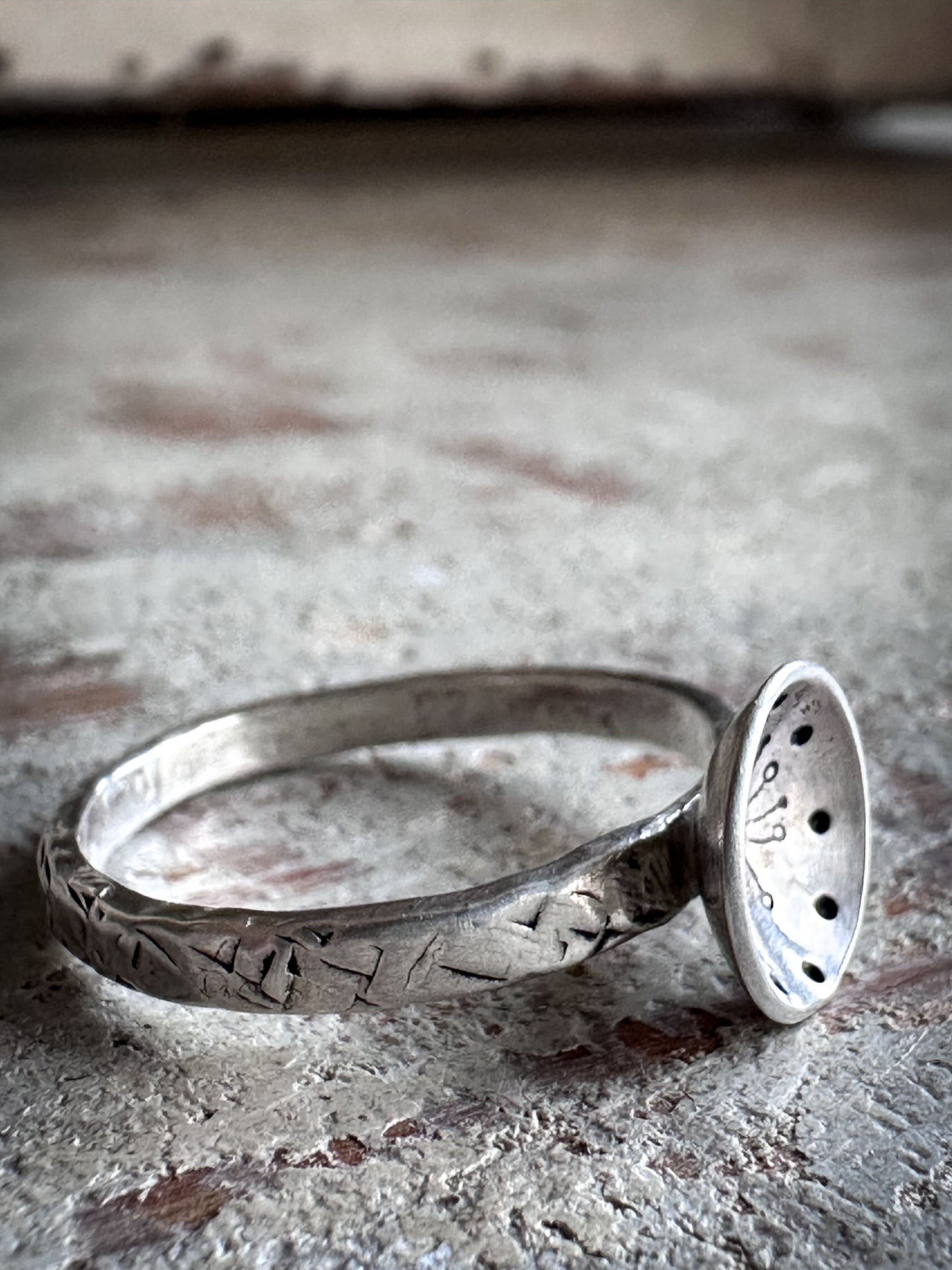 Moonflower Festival Ring Handmade Sterling Silver Wildflower Ring