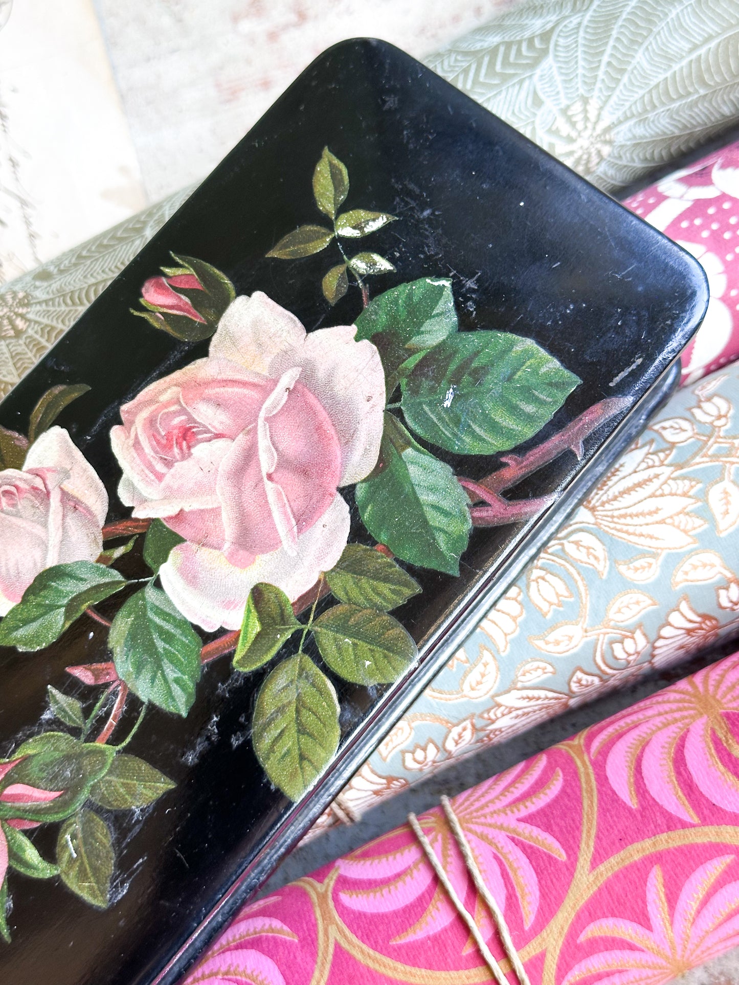 “In Search of My Mother’s Garden…” – Victorian Lacquered Glove Box