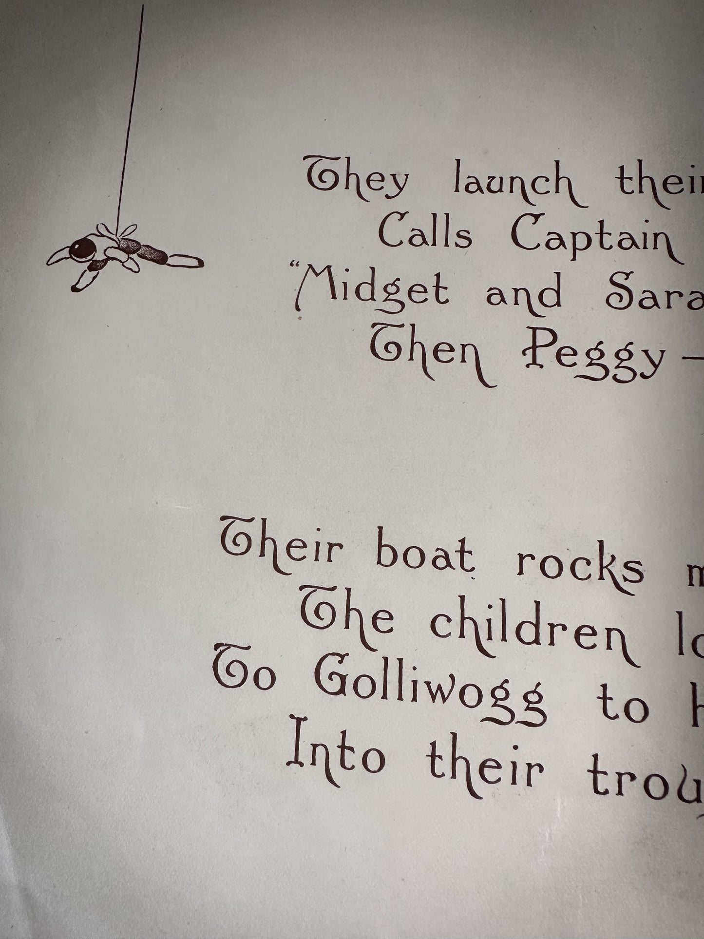 1906 FIRST EDITION "Gollie's Desert-Island" Florence Upton. Published by Longmans Green.