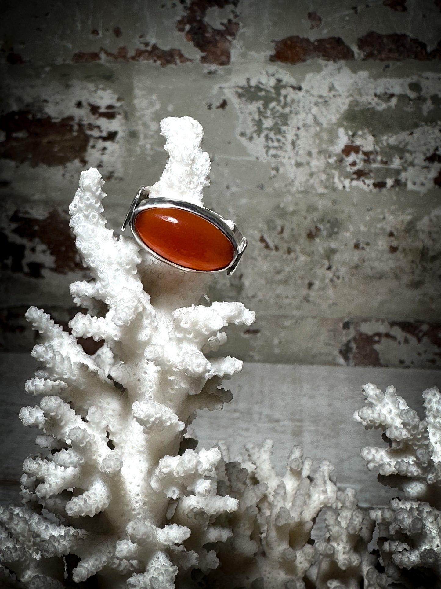 Antique Silver Carnelian Ring