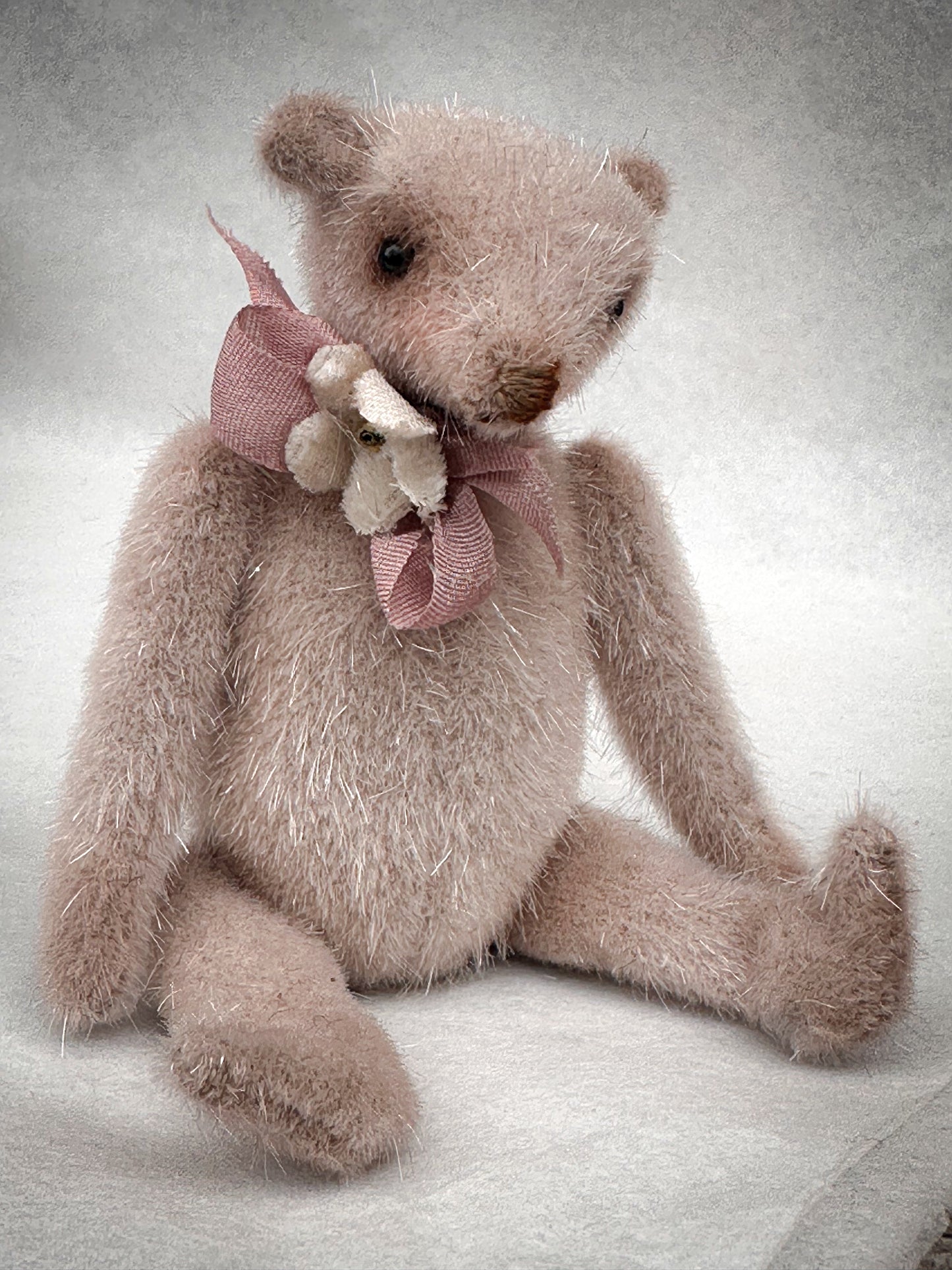 Handmade One of a Kind Mohair Art Teddy Bear by Goody Two Shoes