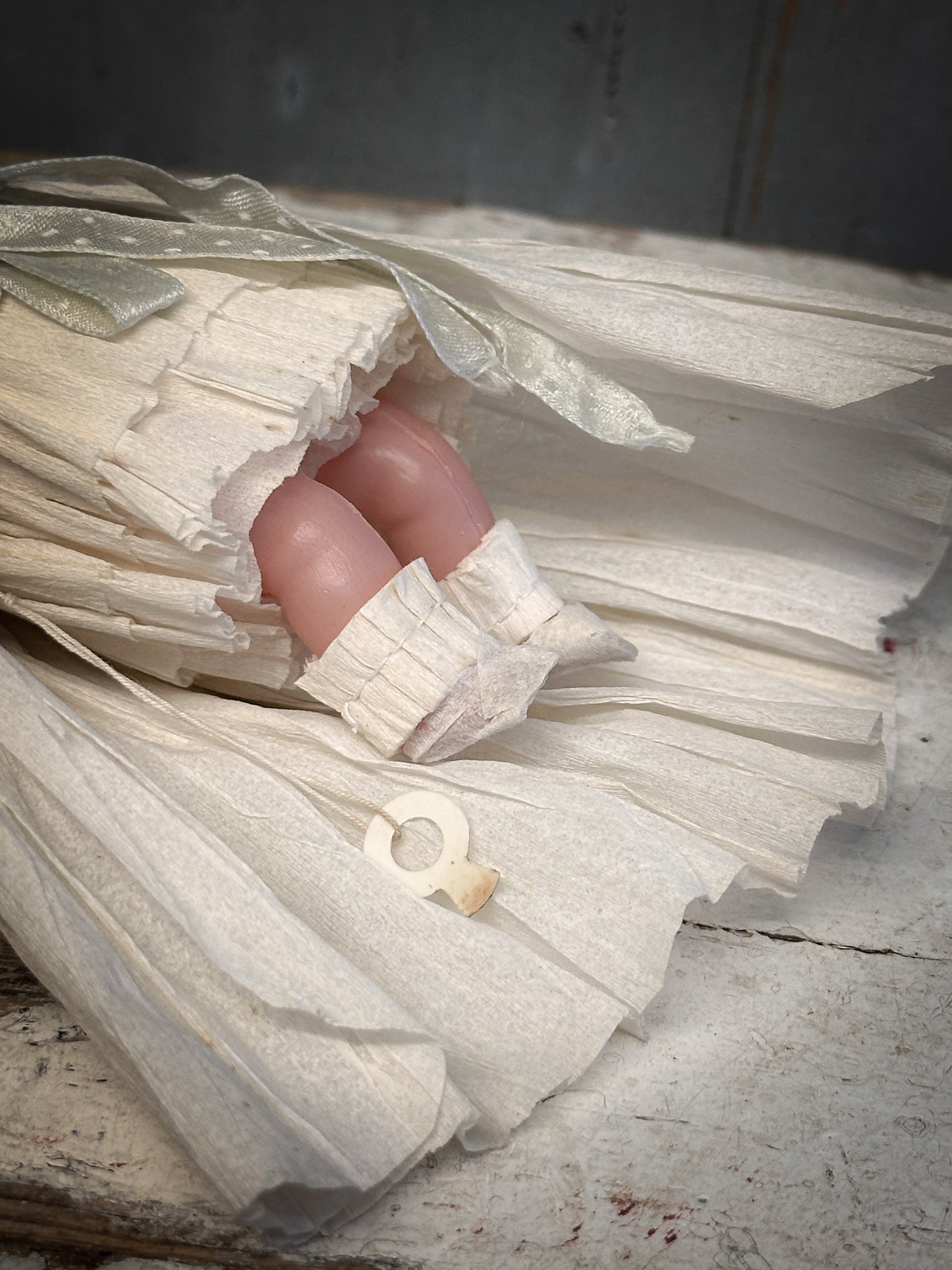 Early 20th Century German Crepe-Paper Dressed Doll
With oral provenance linking it to the Bletchley Museum collection