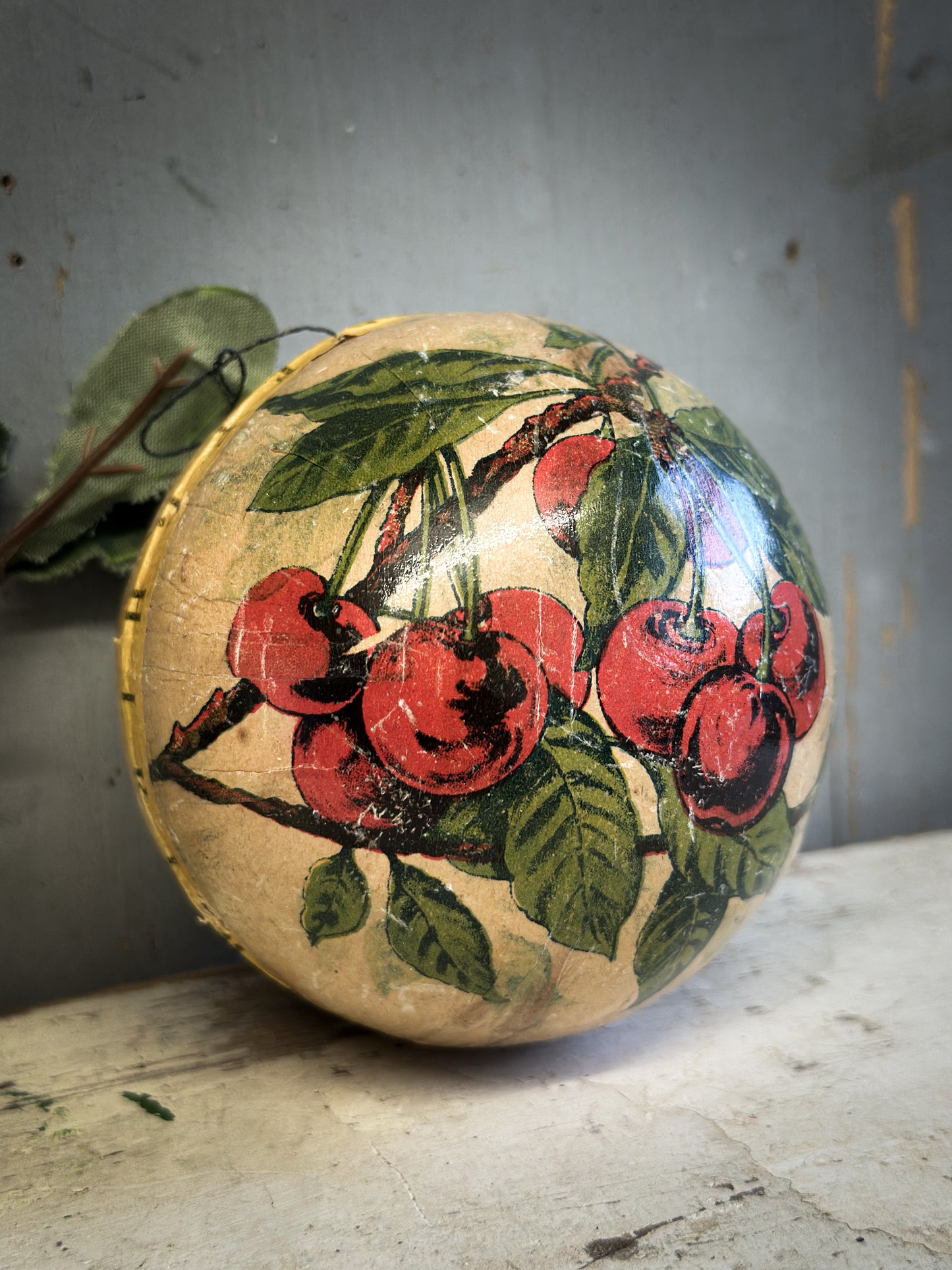 Victorian Papier-Mâché Alphabet Rattle Ball (c.1890–1910)
With Noted Oral History of Bletchley Museum Association