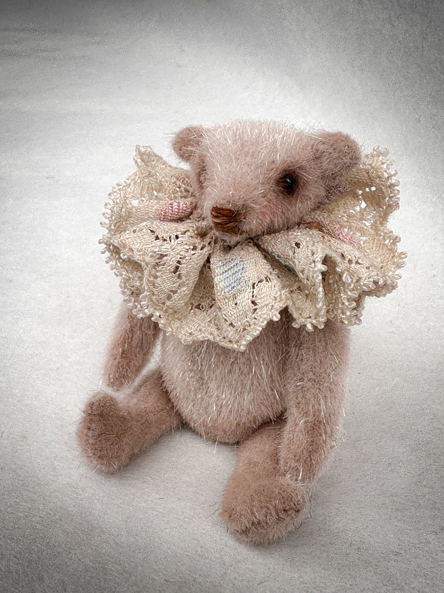 Handmade One of a Kind Mohair Art Teddy Bear by Goody Two Shoes