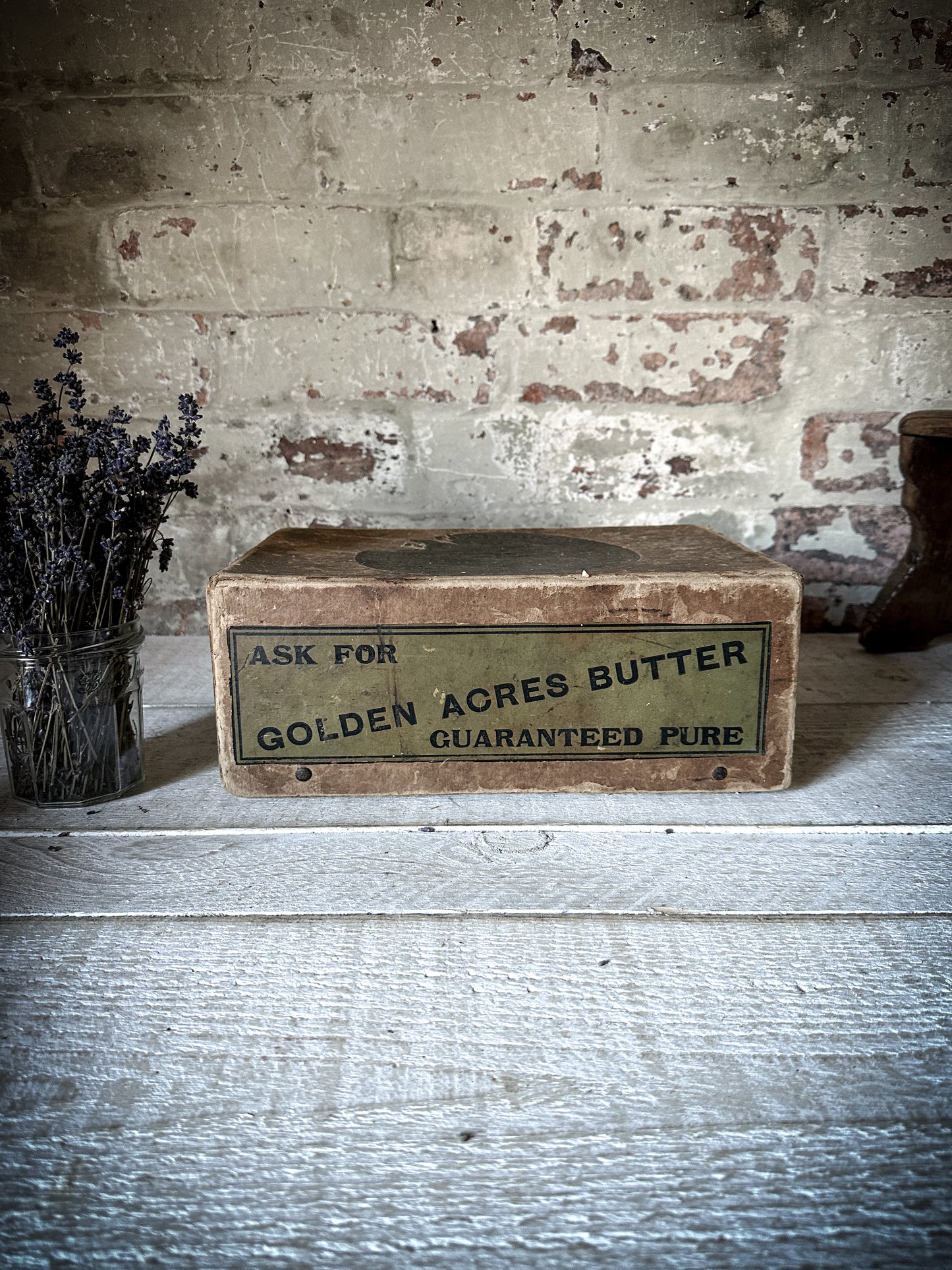 Fabulous vintage butter box