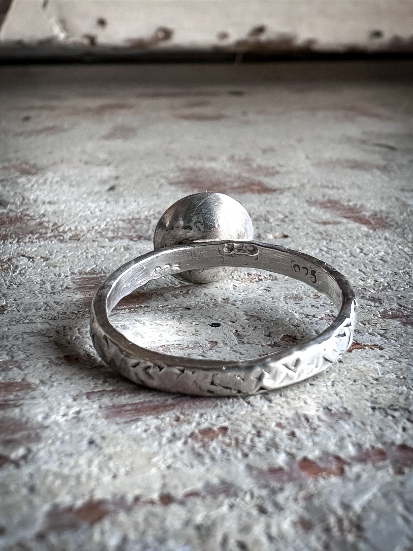 Moonflower Festival Ring Handmade Sterling Silver Wildflower Ring