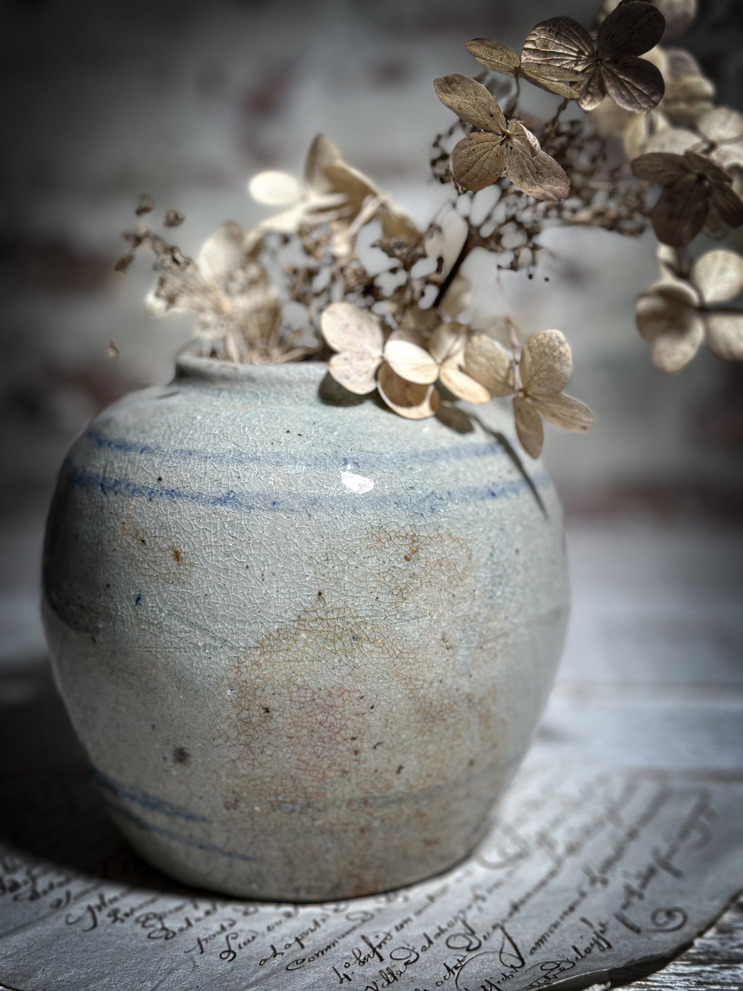 A wonderful Large Glazed Victorian Stoneware Ginger Jar