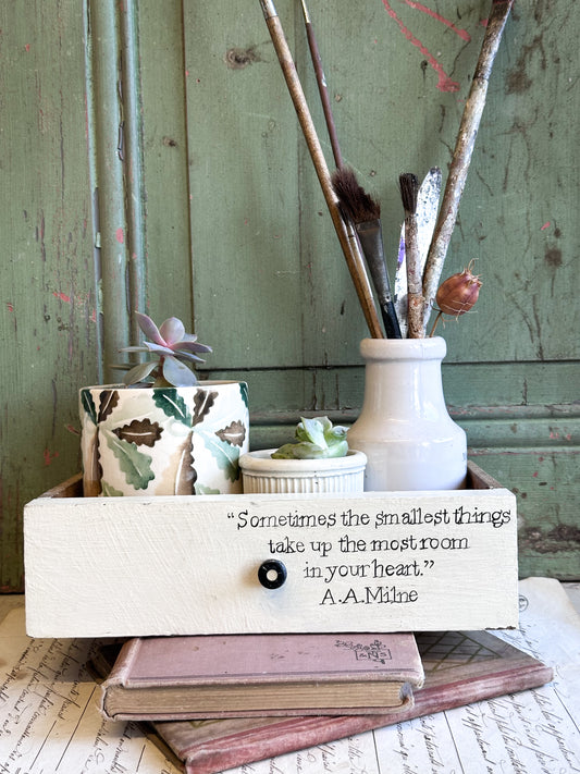“Sometimes the Smallest Things…” – Salvaged Vintage Drawer