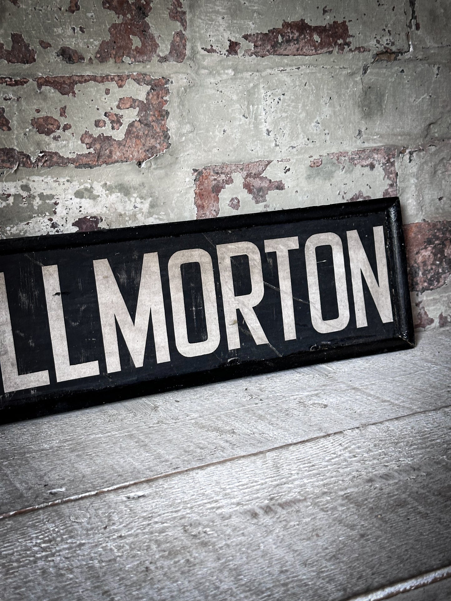Original Mounted Bus Blind – LOWER HILLMORTON