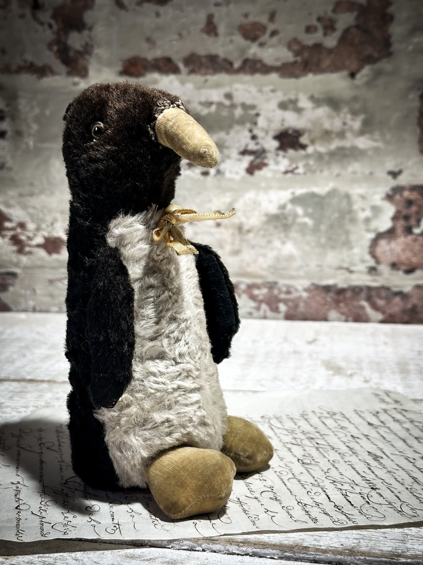 Antique Mohair Toy Penguin