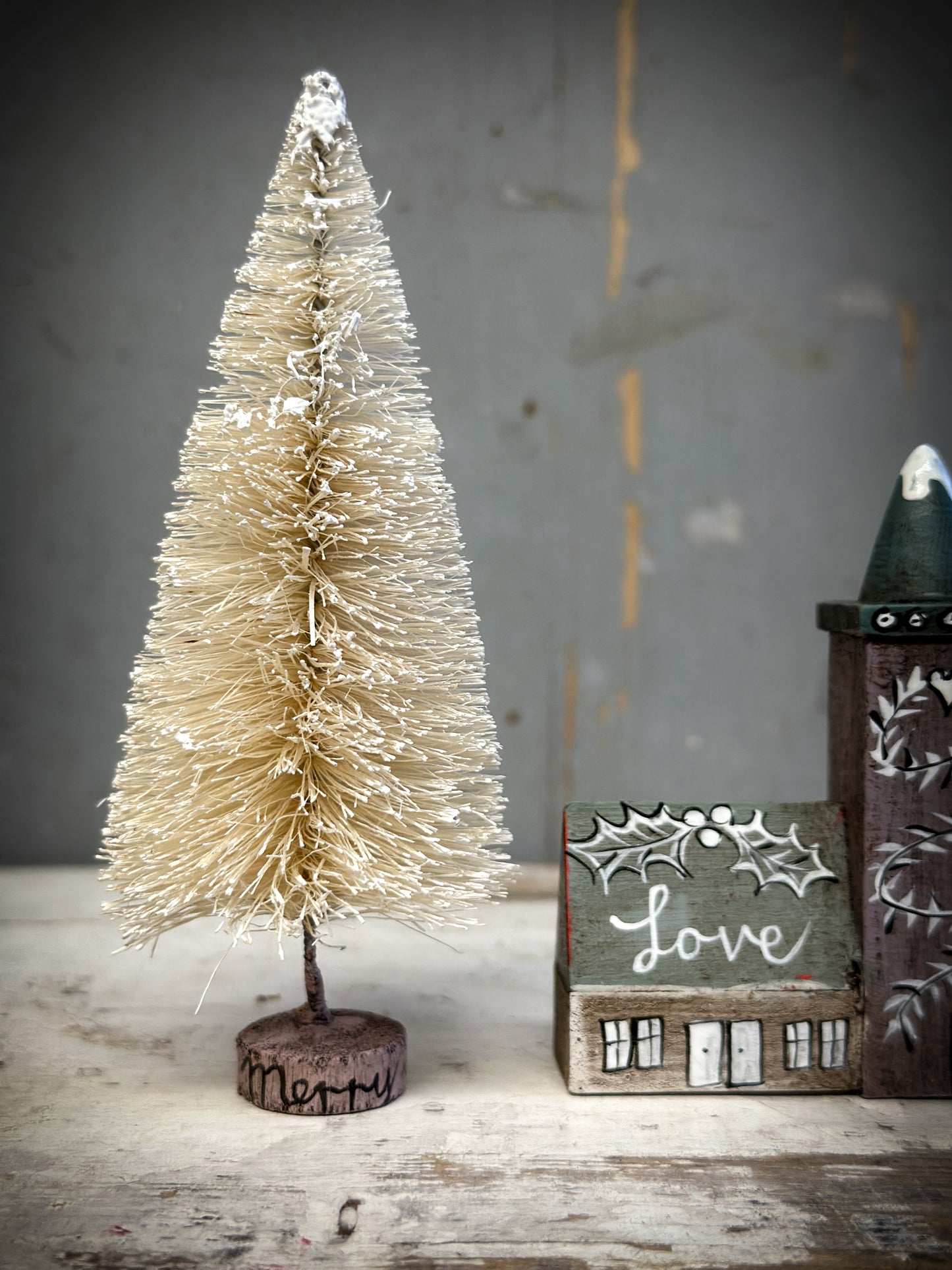 Tallest Painted Bottle Brush Tree “O Christmas Tree”