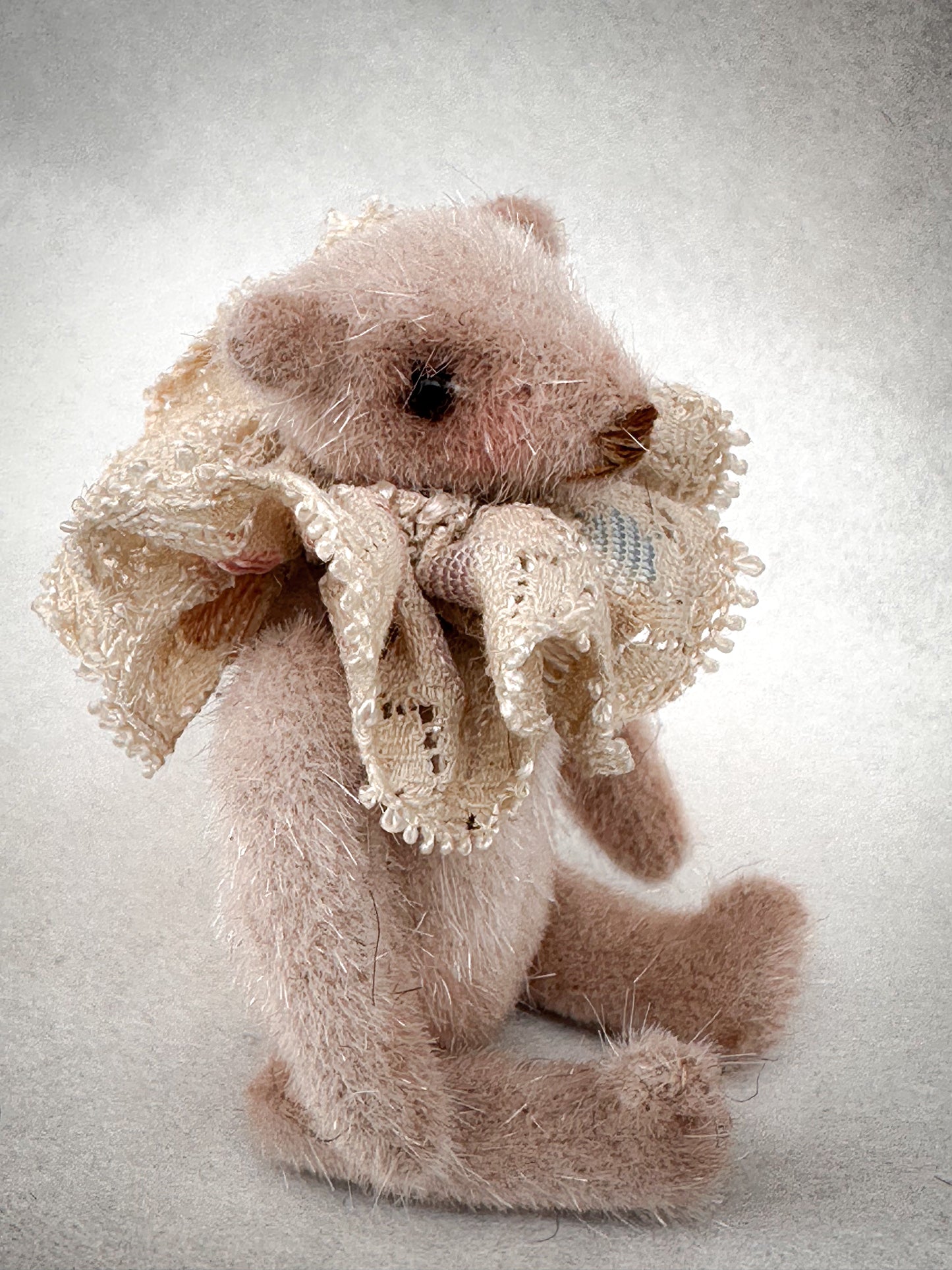 Handmade One of a Kind Mohair Art Teddy Bear by Goody Two Shoes